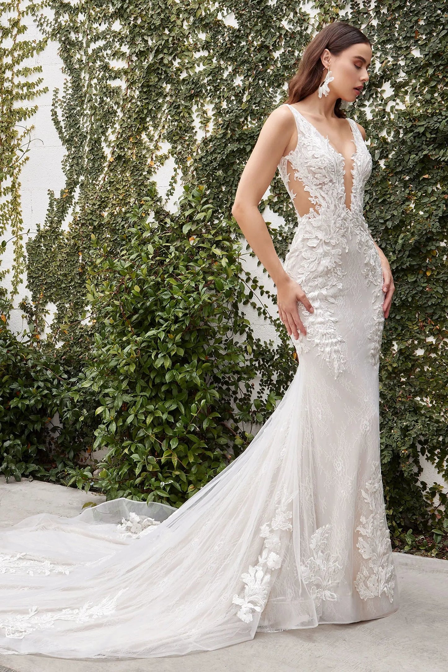 Avery Lace Wedding Gown by Tux-USA