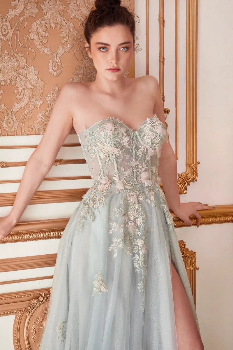 Penelope Blossom Gown With Overskirt by Partner Label