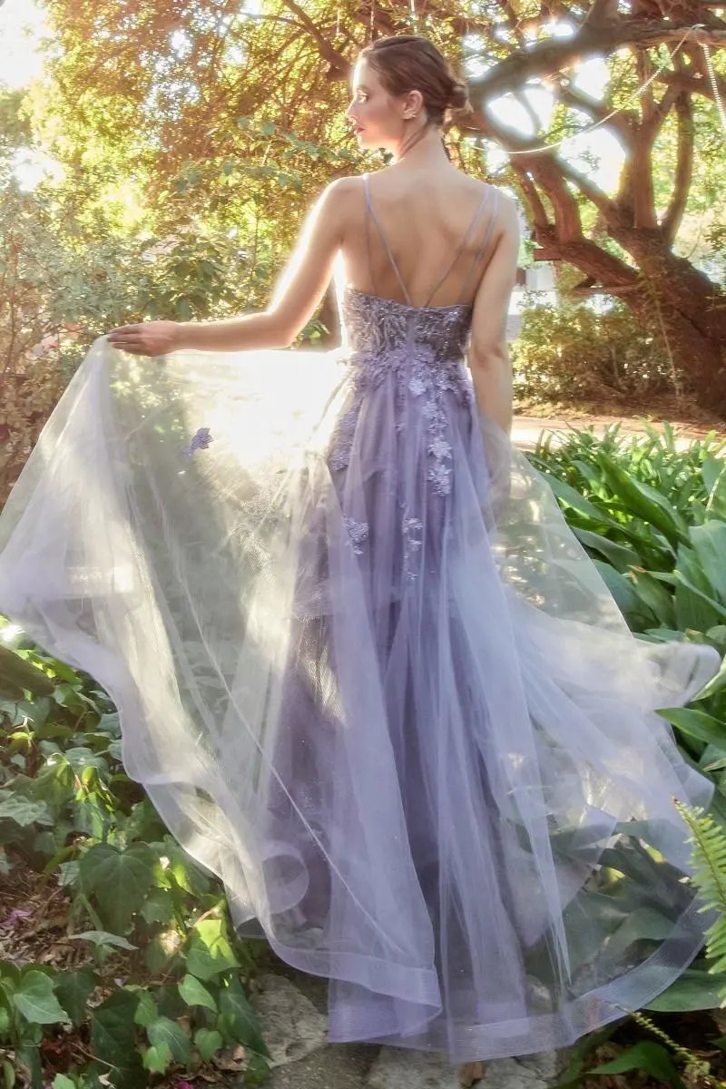 Alicia Floral Embroidery Gown by Tux-USA