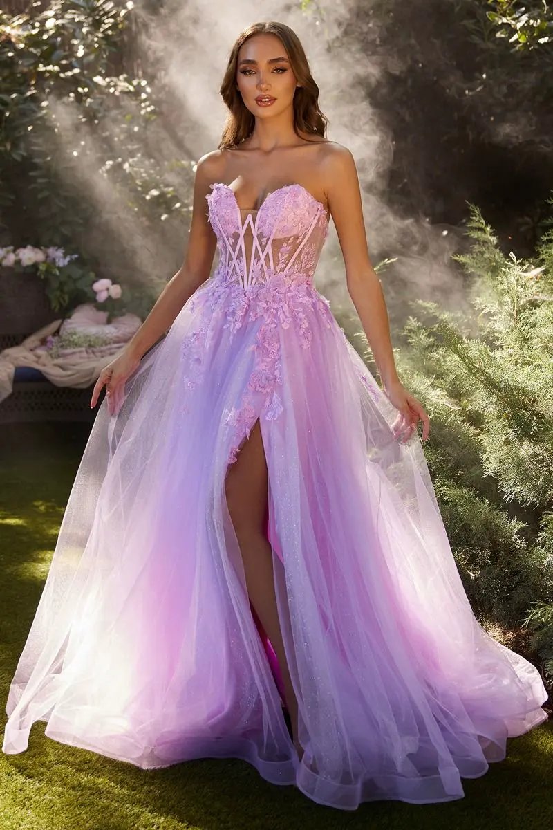 Off The Shoulder A-Line Gown by Tux-USA