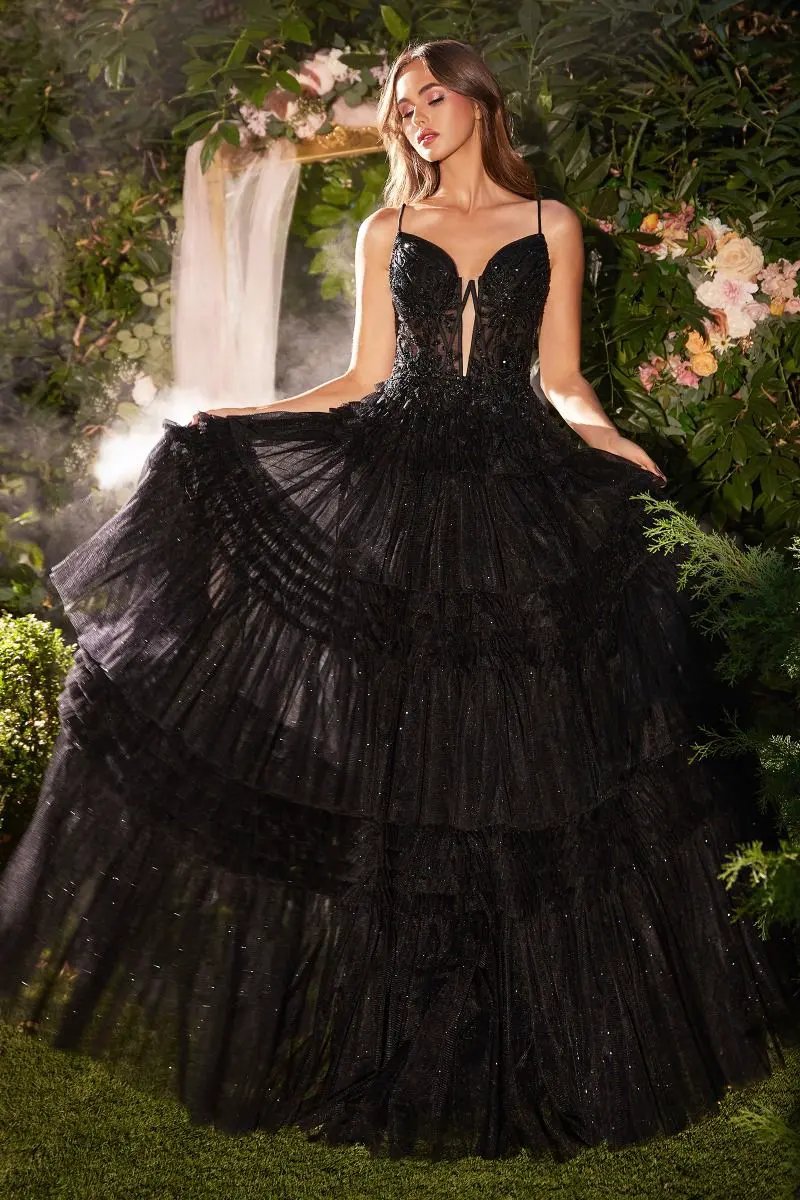 Layered Tulle Ball Gown by Tux-USA