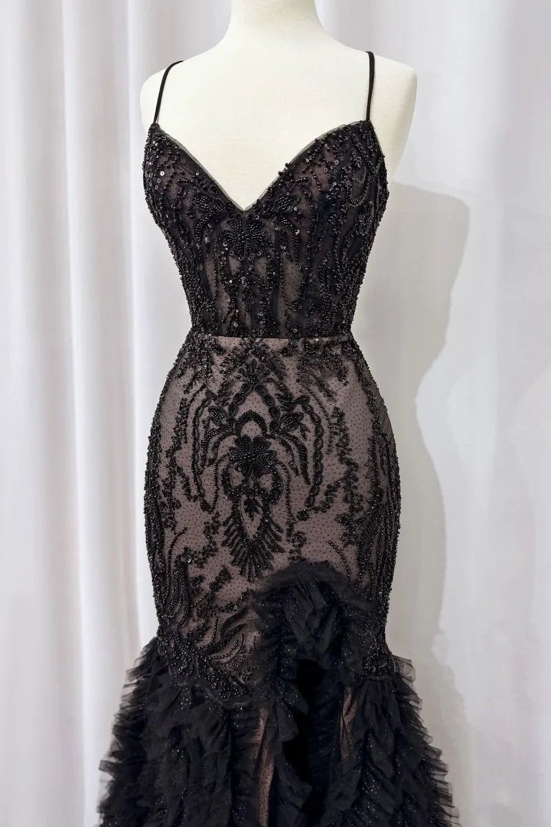 Fitted Black & Nude by Tux-USA