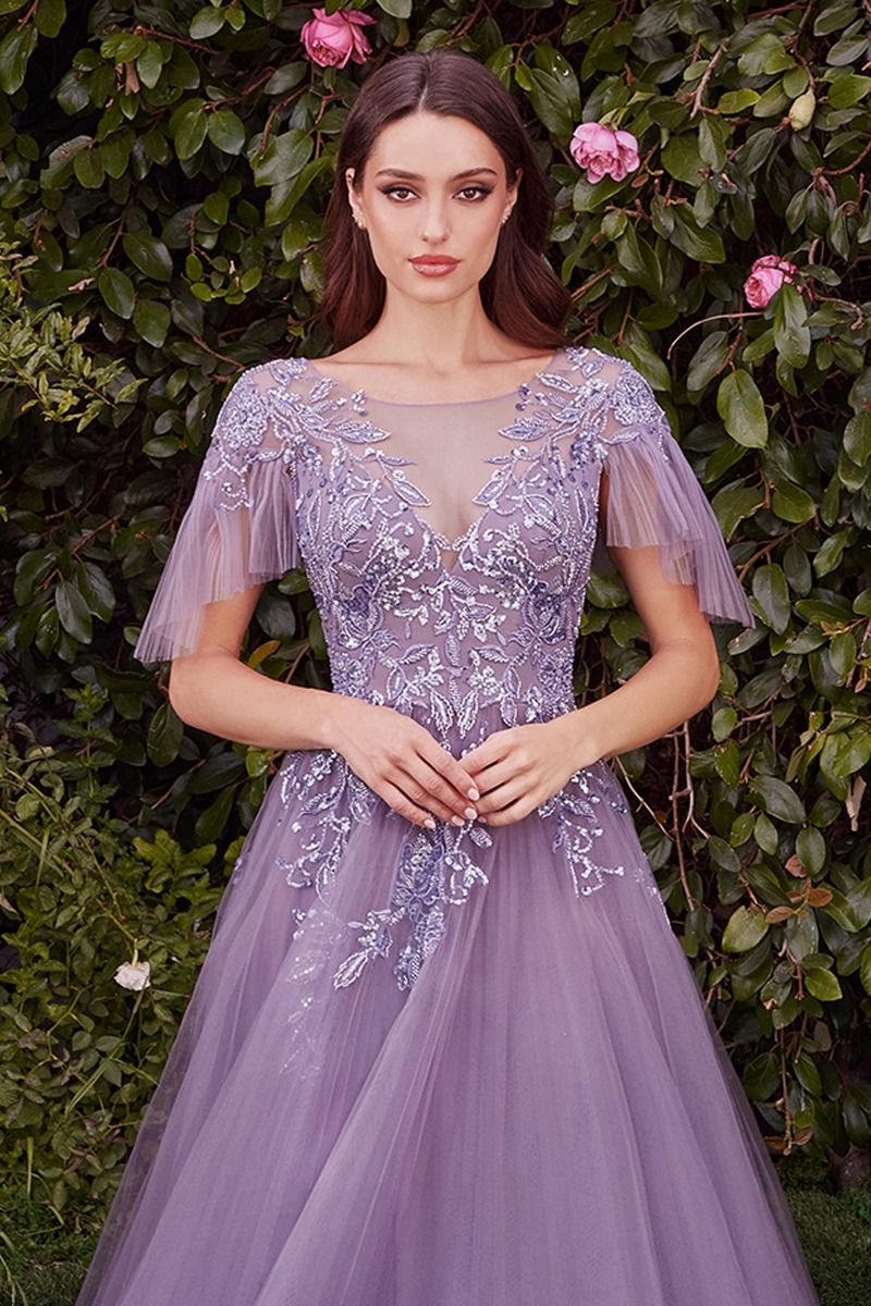Estate Floral Tulle Gown-2