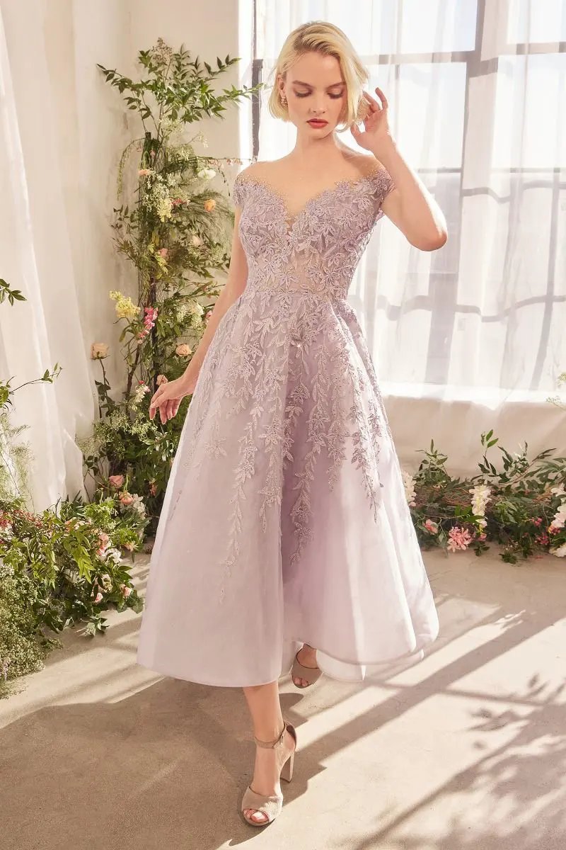 Lavender Story Highlow Hem Gown by Tux-USA