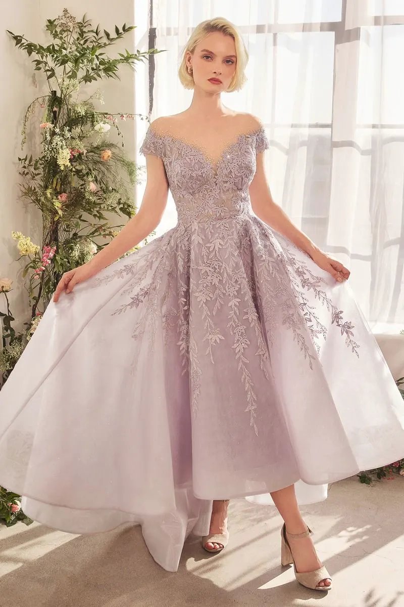 Lavender Story Highlow Hem Gown by Tux-USA