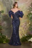Embellished Fit & Flare Gown by Tux-USA