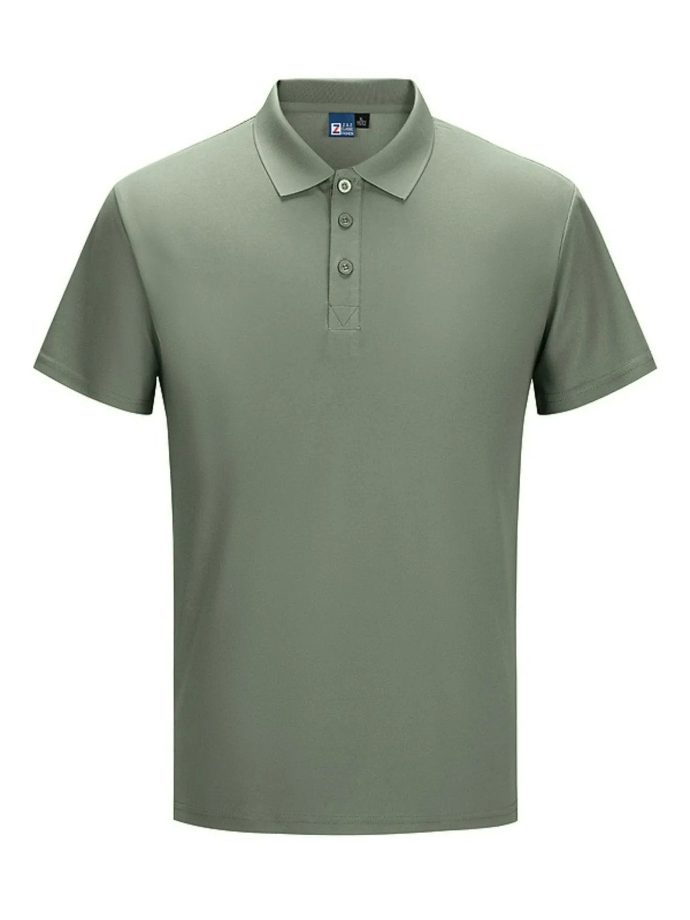 Men's Full Size Classic Fit Short Sleeve Polo Plus Size by Trendsi