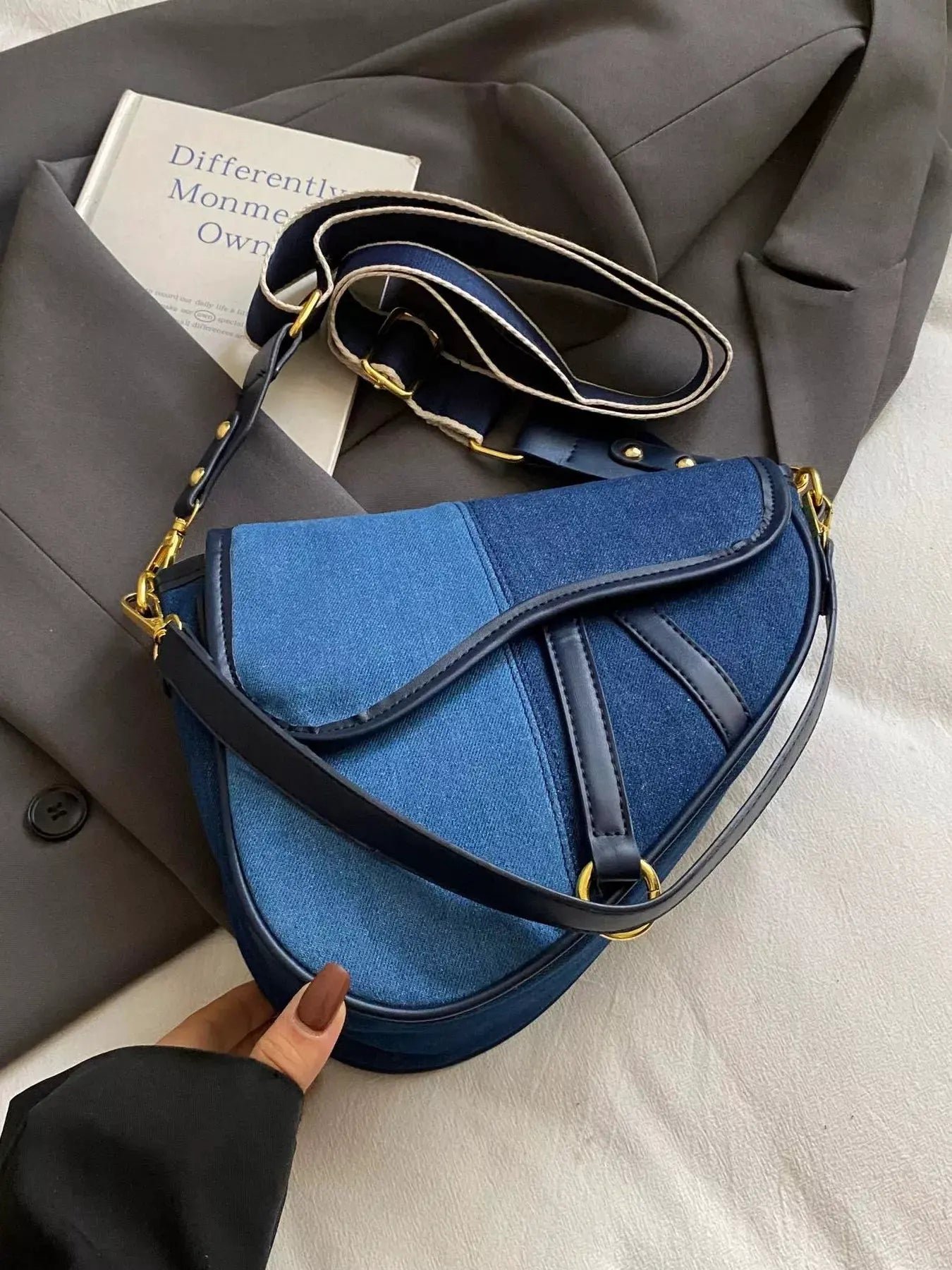 Adjustable Strap Crossbody Bag by Partner Label