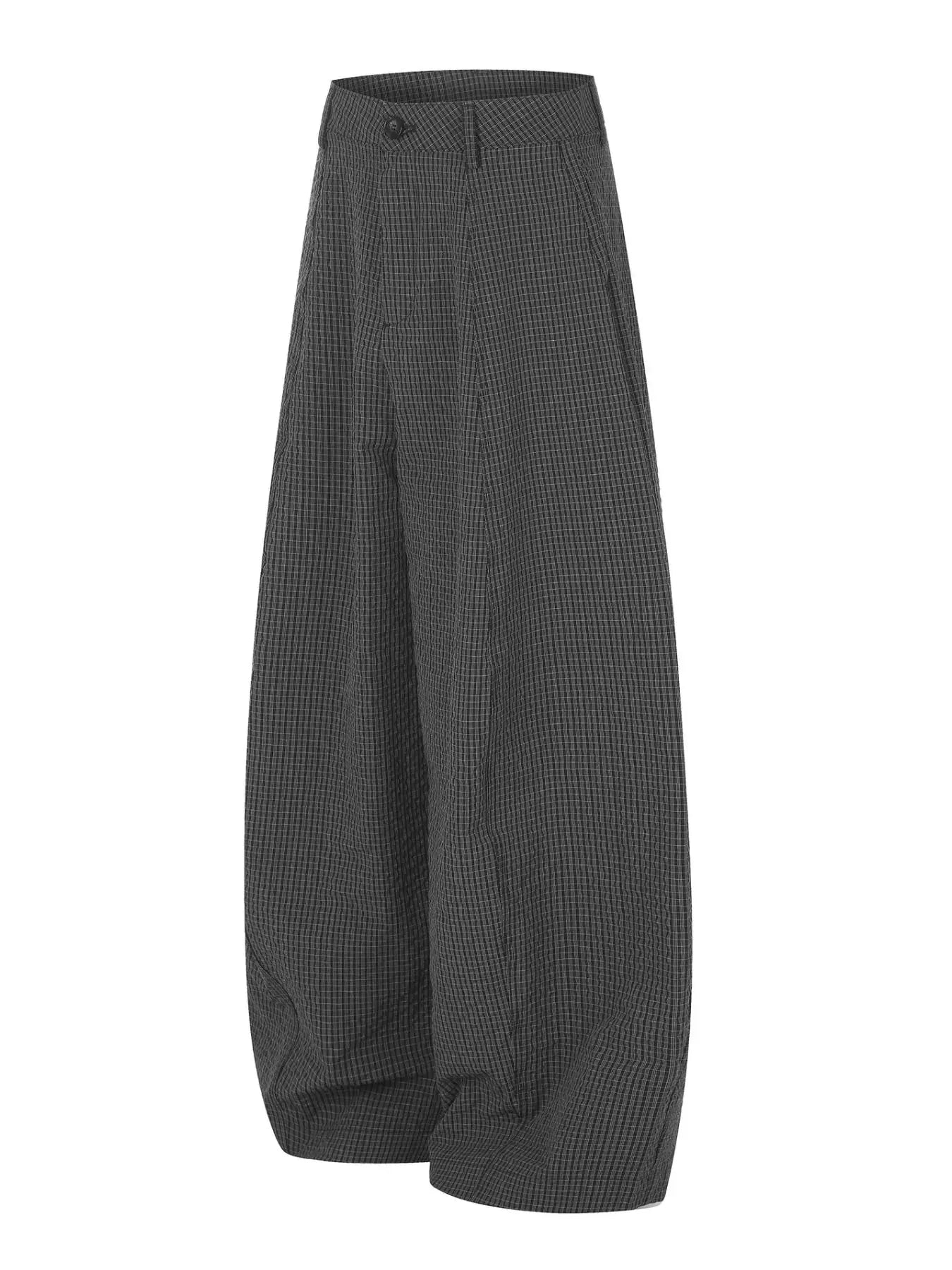 Men's Wide Leg Plaid Pants by Trendsi