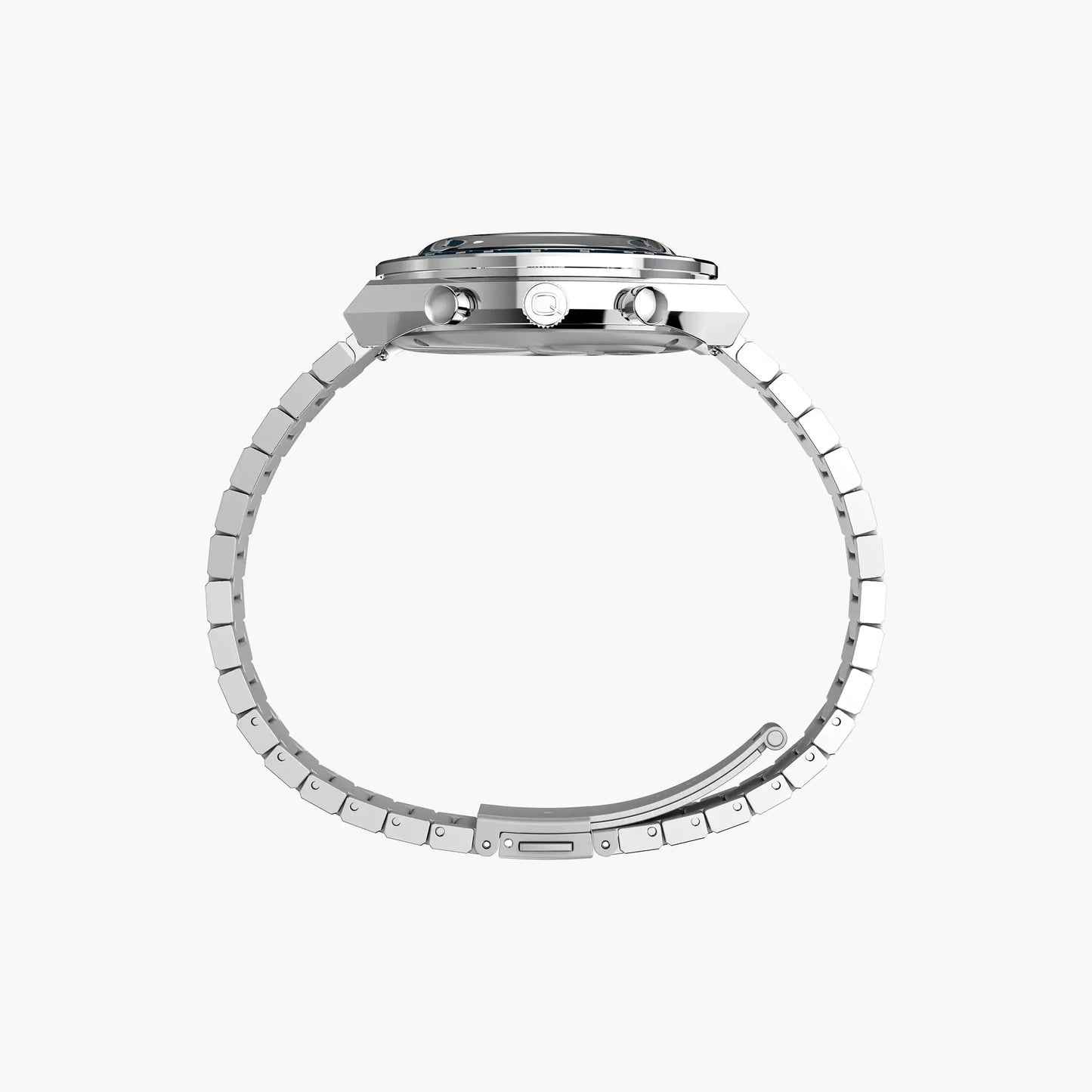 Timex Men's Stainless Steel Blue Dial Watch, Silver | Tw2w51600 by TIMEX