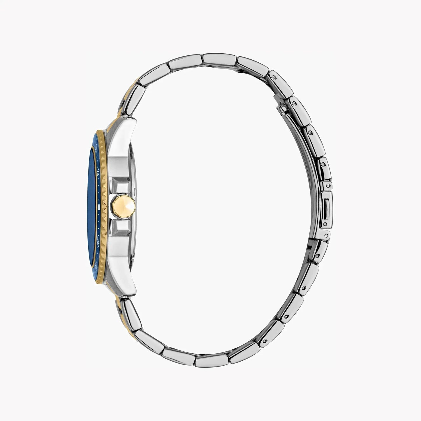 Just Cavalli Men's Two Tone Silver & Gold Watch, Blue Dial | Jc1g246m0275 by JUST CAVALLI