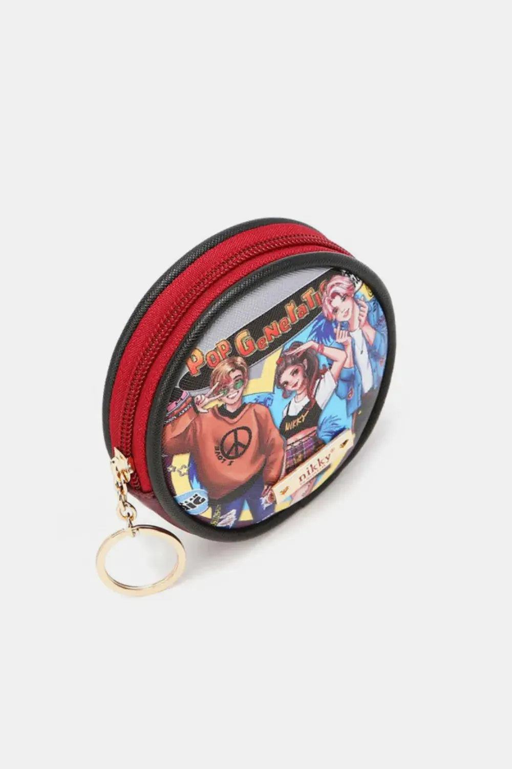 Nicole Lee USA Keychain Round Coin Purse by Nicole Lee USA