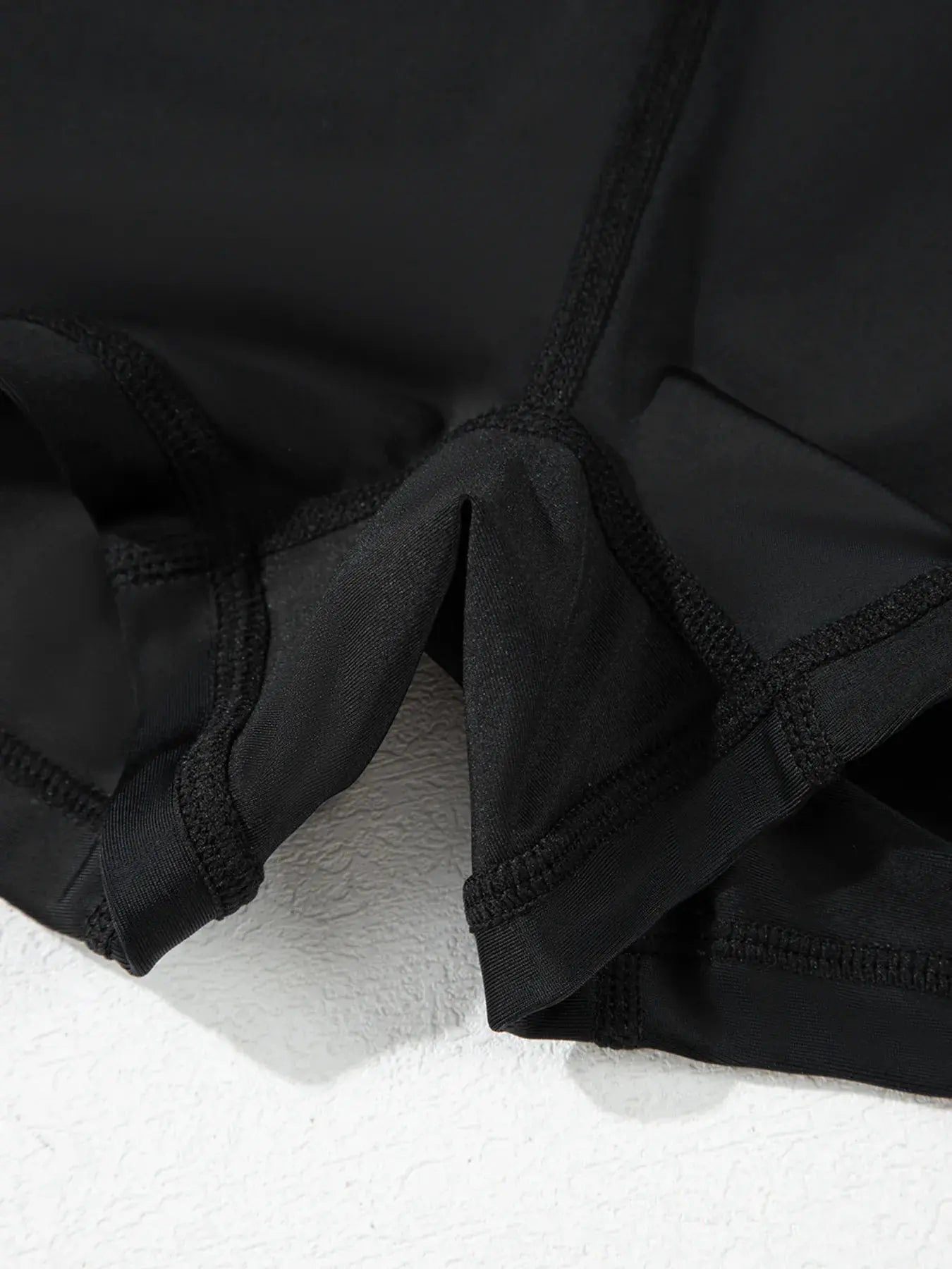 High Waisted Drawstring Swim Shorts by Partner Label