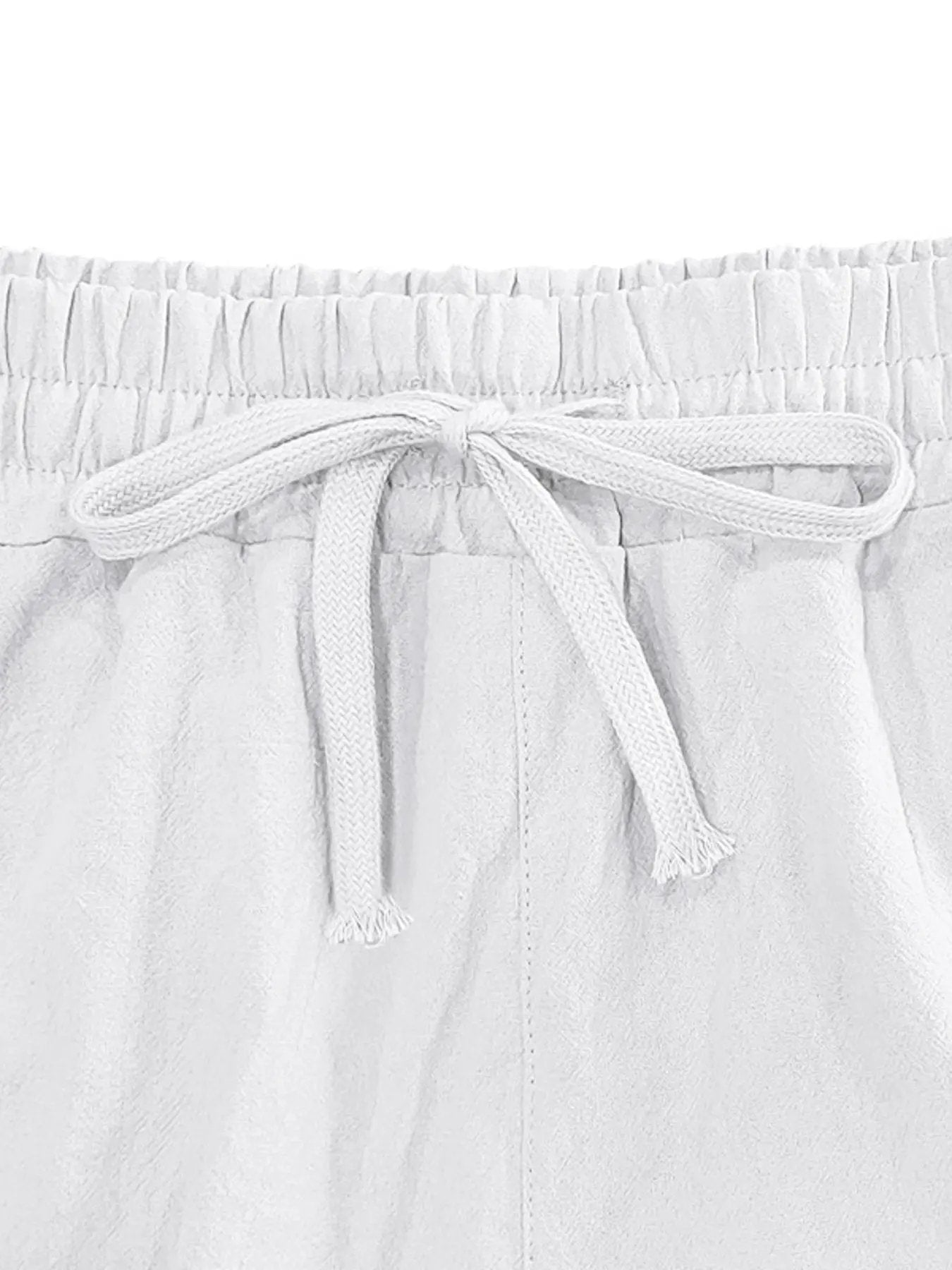 Men's Full Size Casual Drawstring Shorts Plus Size by Trendsi