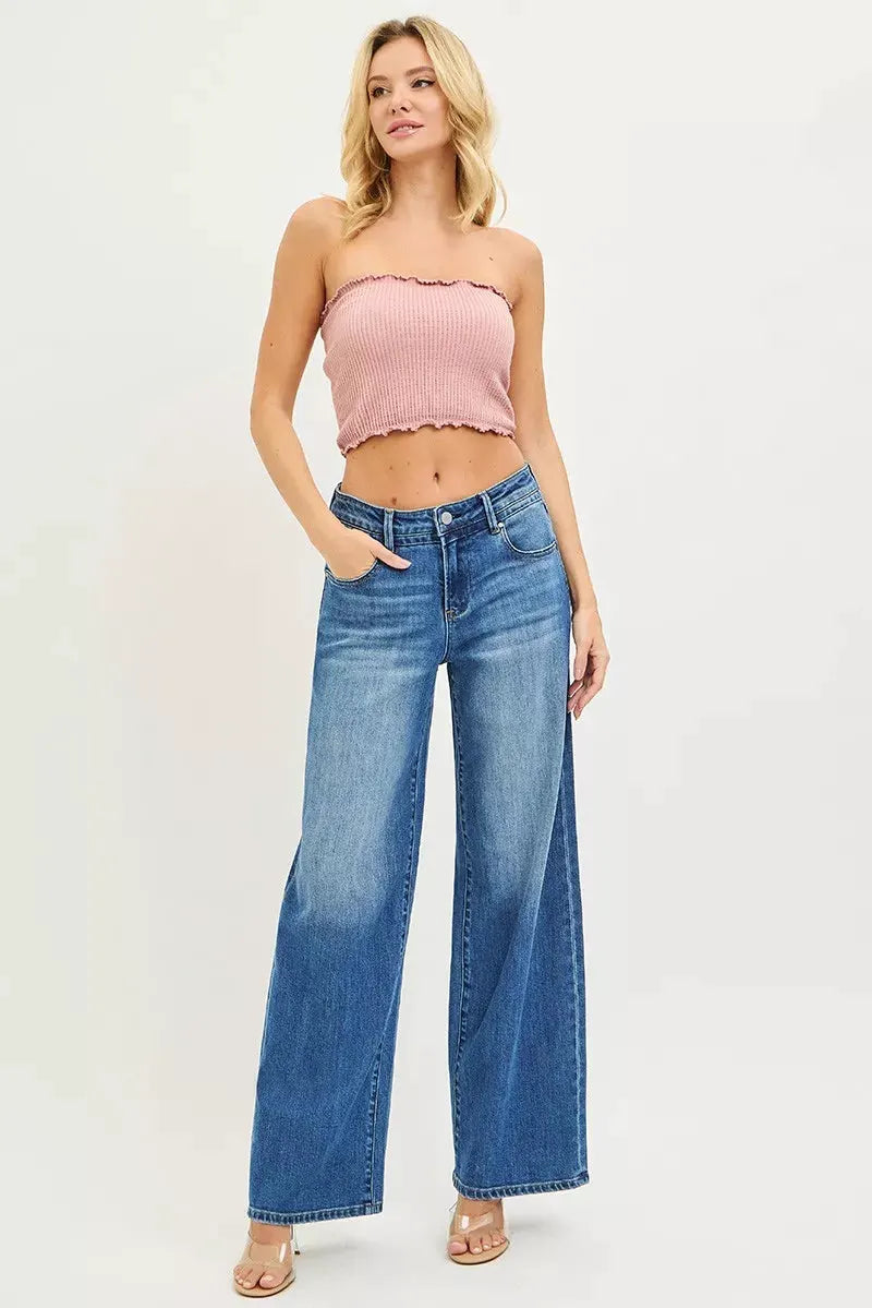 RISEN Slouchy Baggy Jeans with Pockets by RISEN