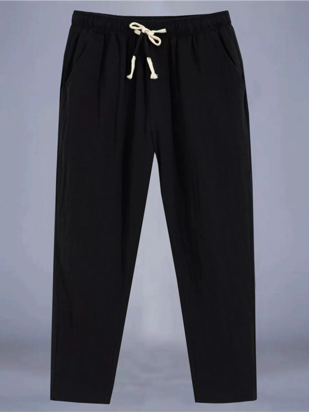 Men's Plus Size Drawstring Loose Fit Pants by Partner Label