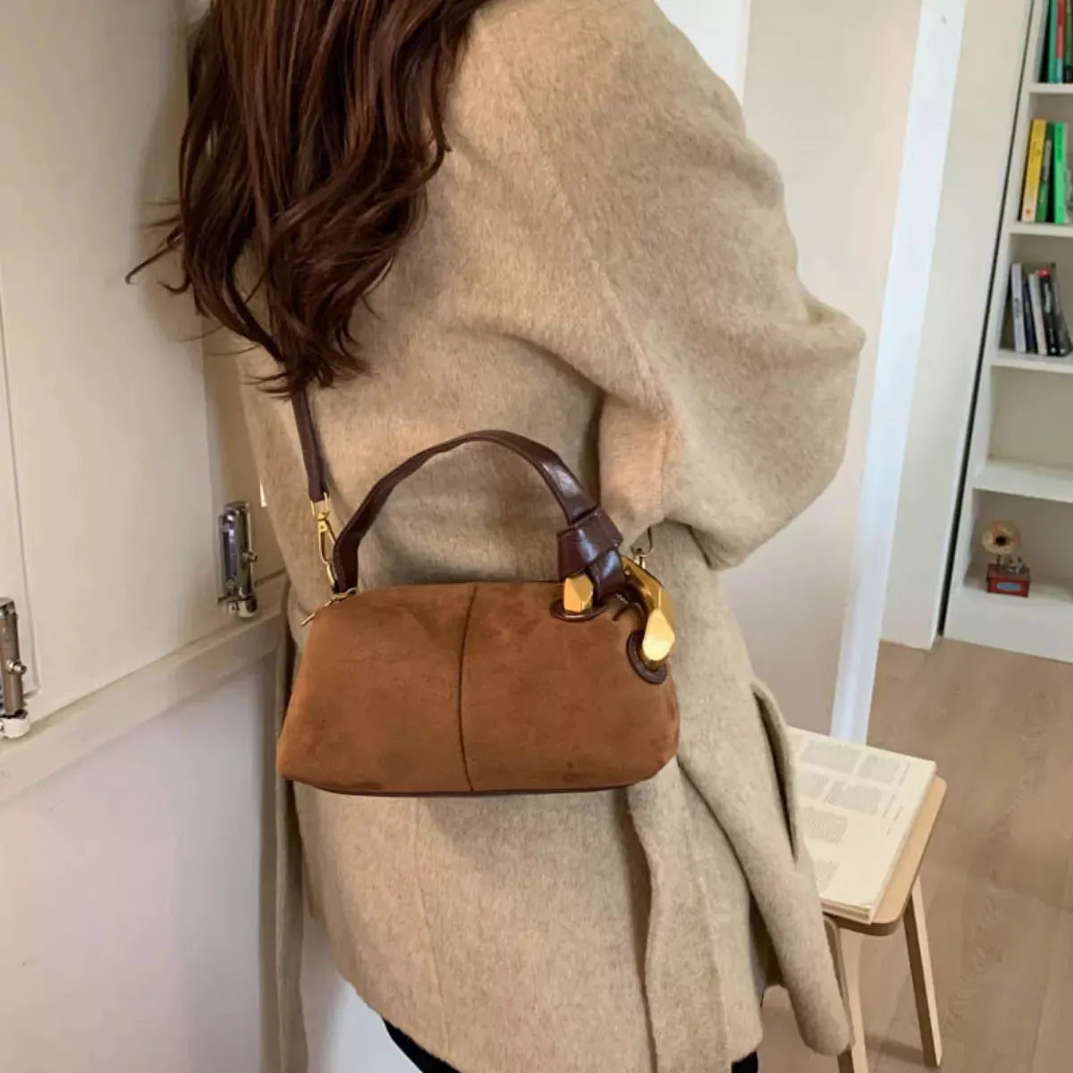 Suede Mini Crossbody Bag by Partner Label