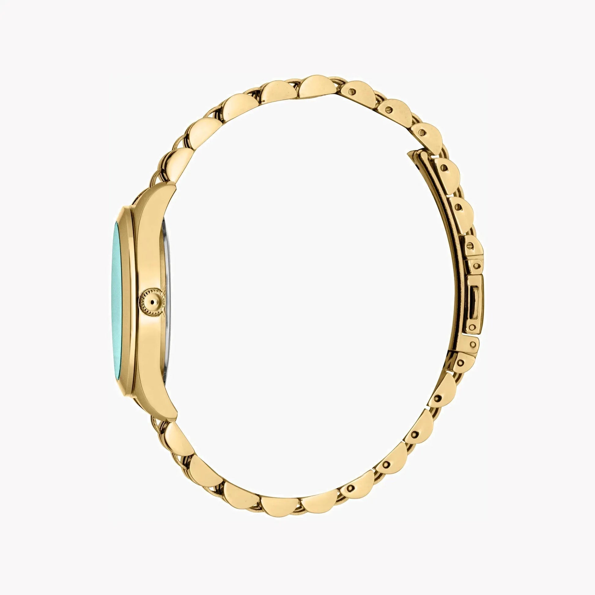 Just Cavalli Women's Gold Stainless Steel Watch, Turquoise Dial | Jc1l210m0465 by JUST CAVALLI
