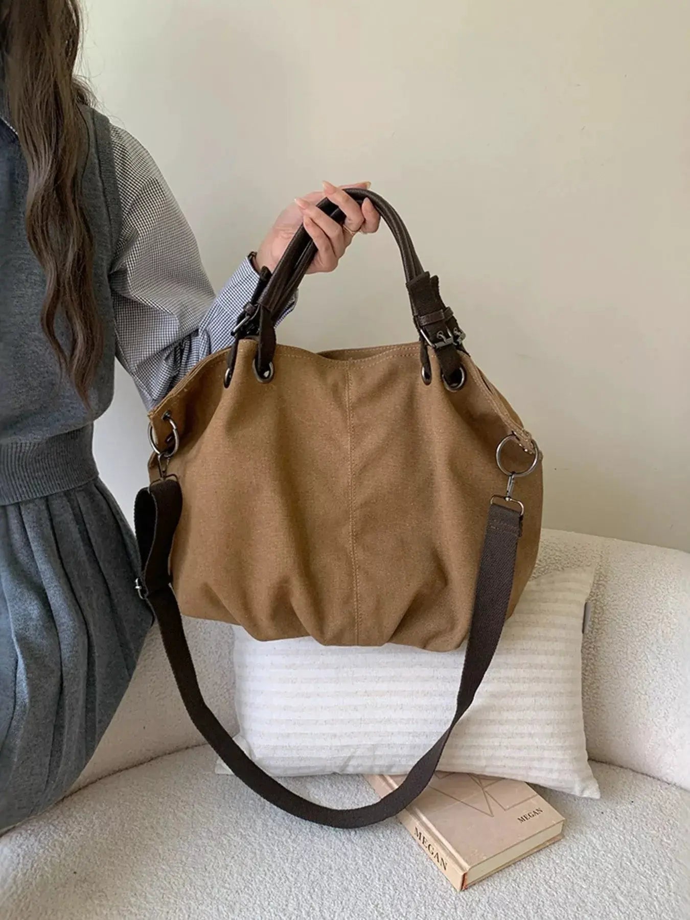 Adjustable Strap Tote Bag by Partner Label