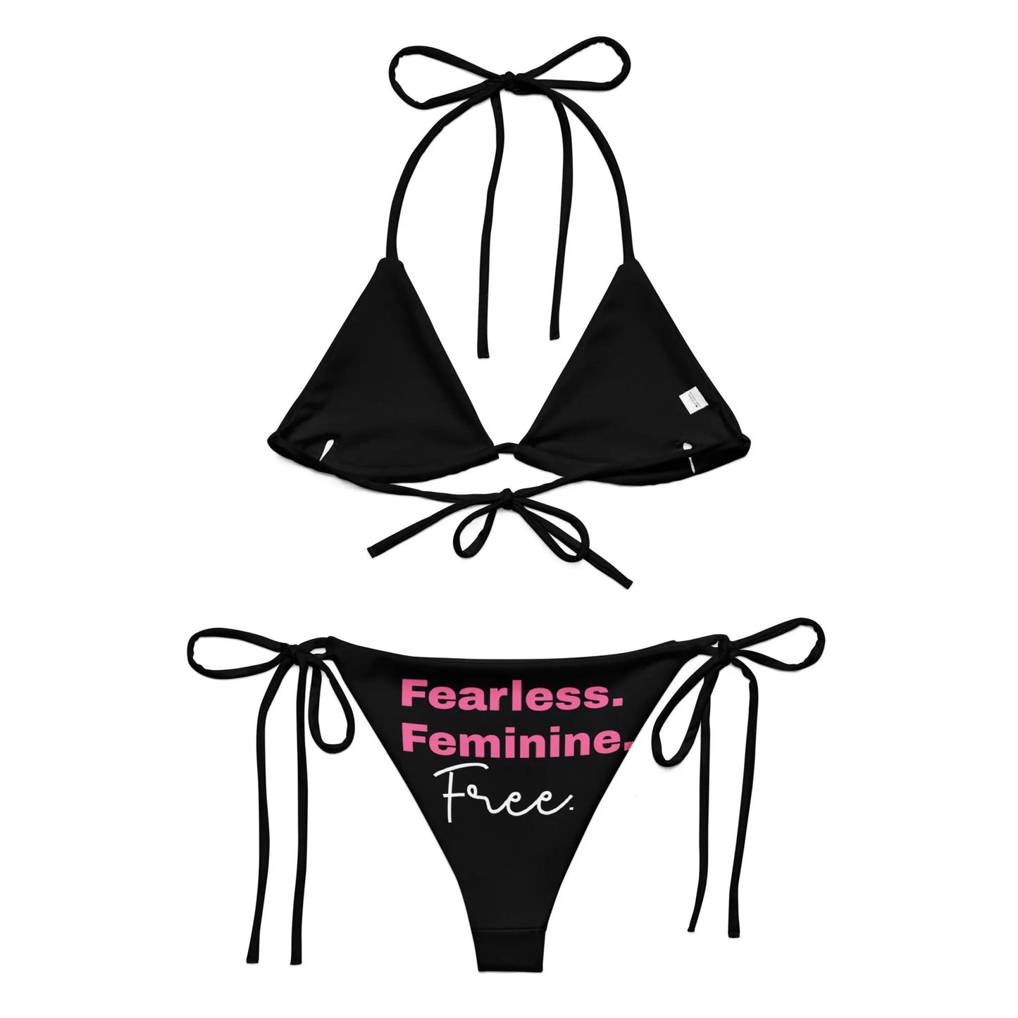 All-over print recycled string bikini by Maiden-Art