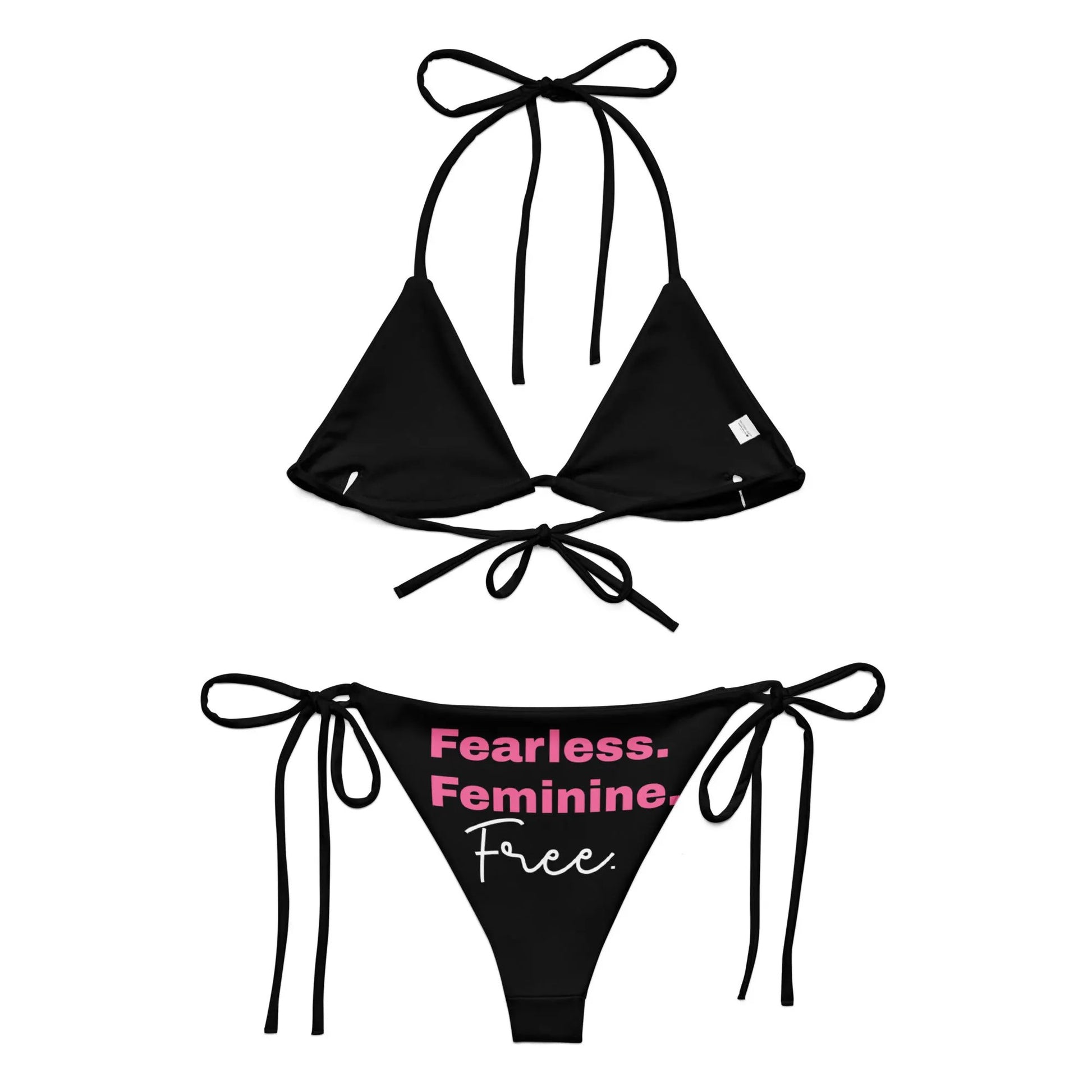 All-over print recycled string bikini by Maiden-Art