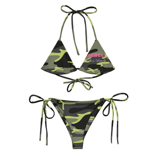 All-over print recycled string bikini by Maiden-Art