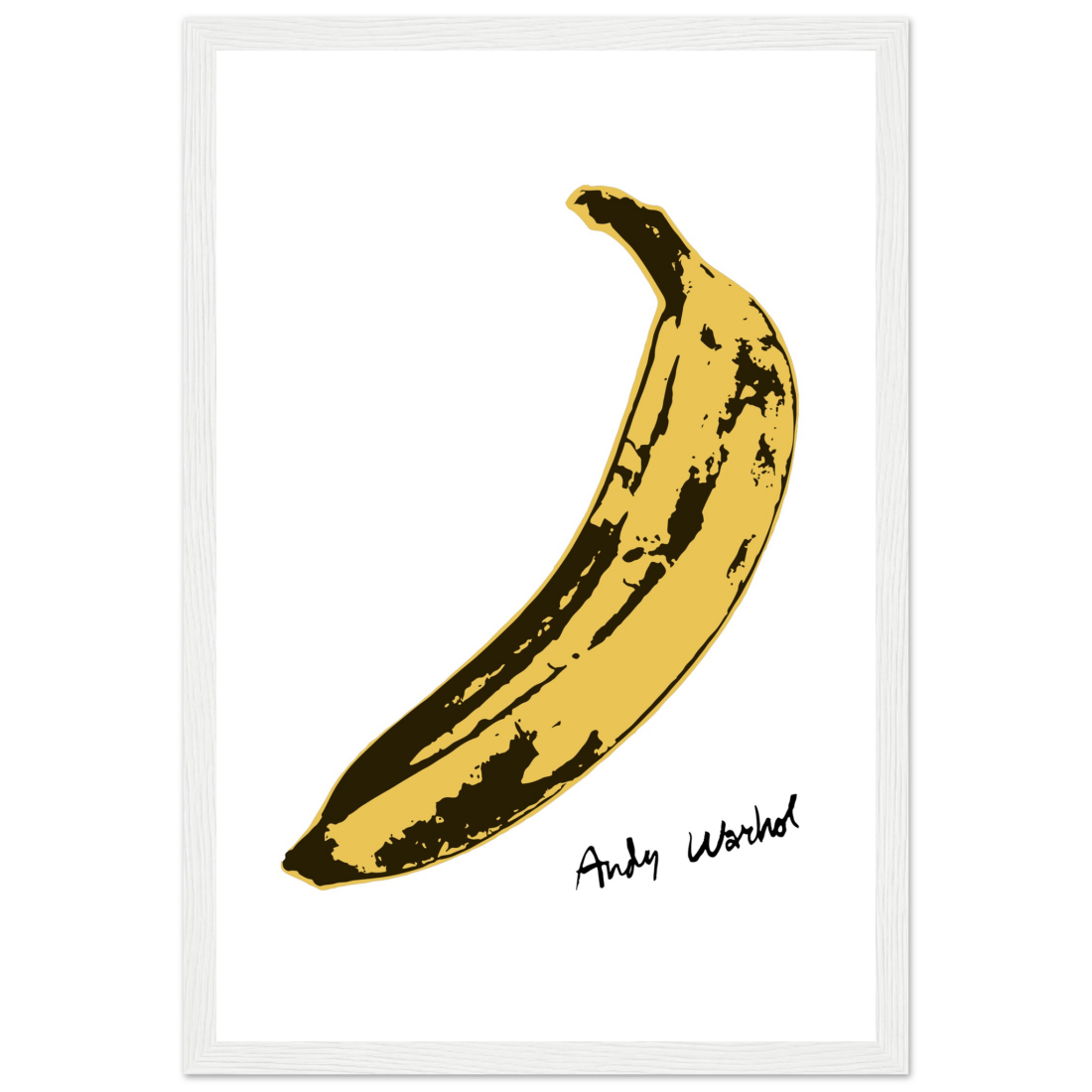 Andy Warhol's Banana, 1967 pop art poster by Art-O-Rama Shop