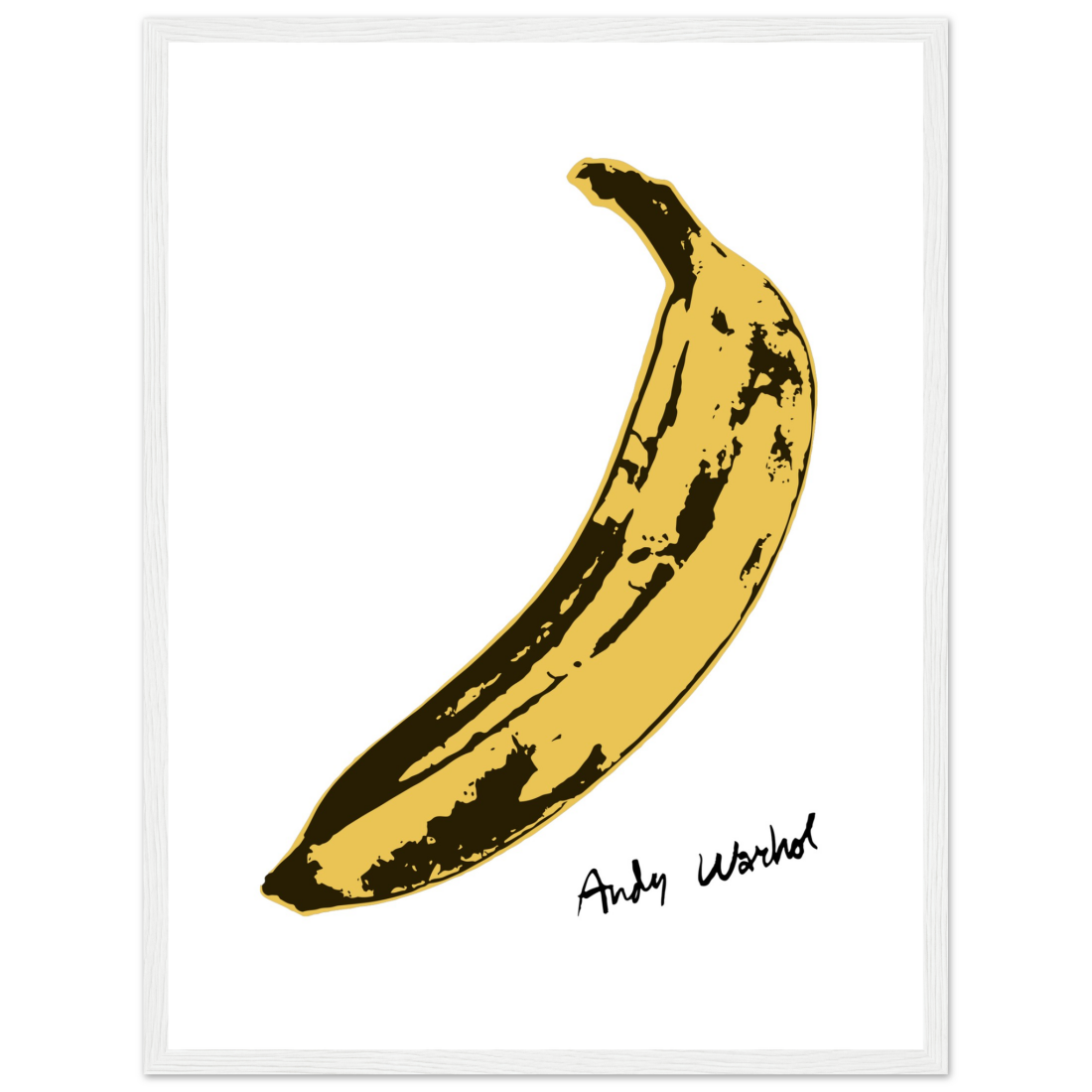 Andy Warhol's Banana, 1967 pop art poster by Art-O-Rama Shop