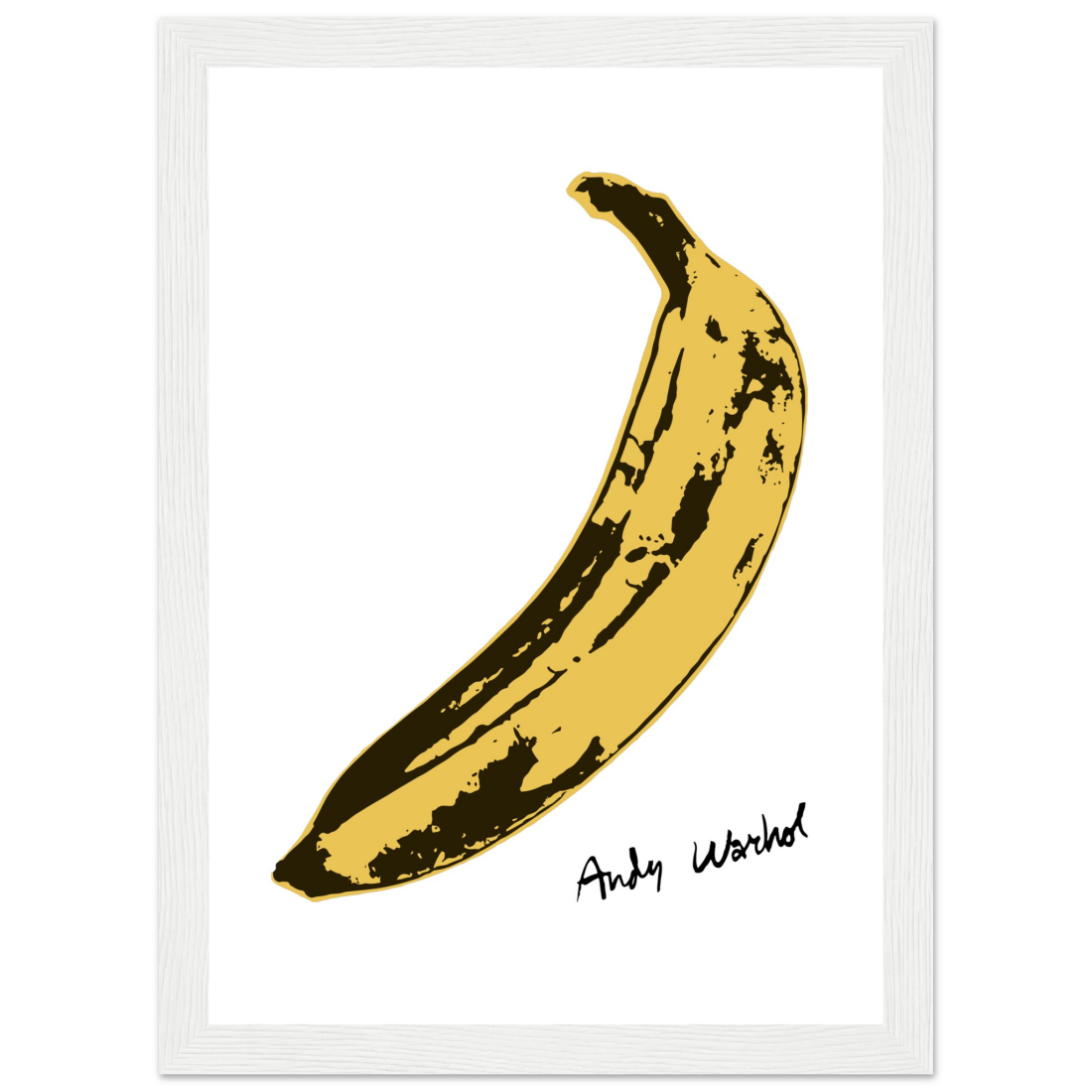 Andy Warhol's Banana, 1967 pop art poster by Art-O-Rama Shop