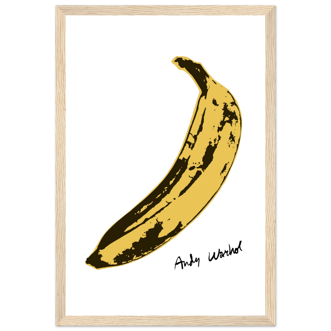 Andy Warhol's Banana, 1967 pop art poster by Art-O-Rama Shop