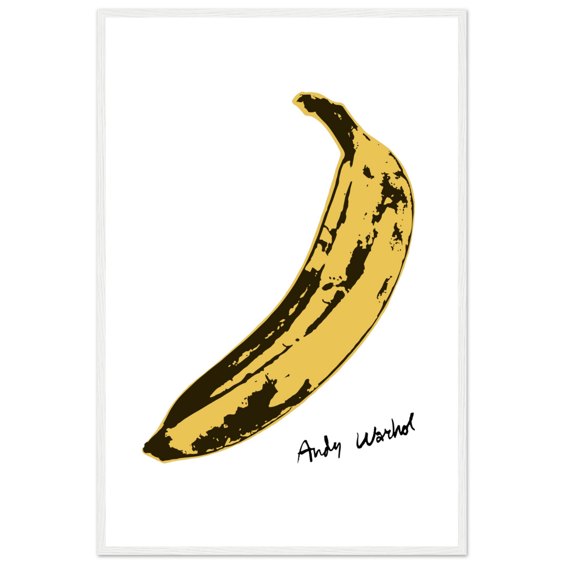 Andy Warhol's Banana, 1967 pop art poster by Art-O-Rama Shop