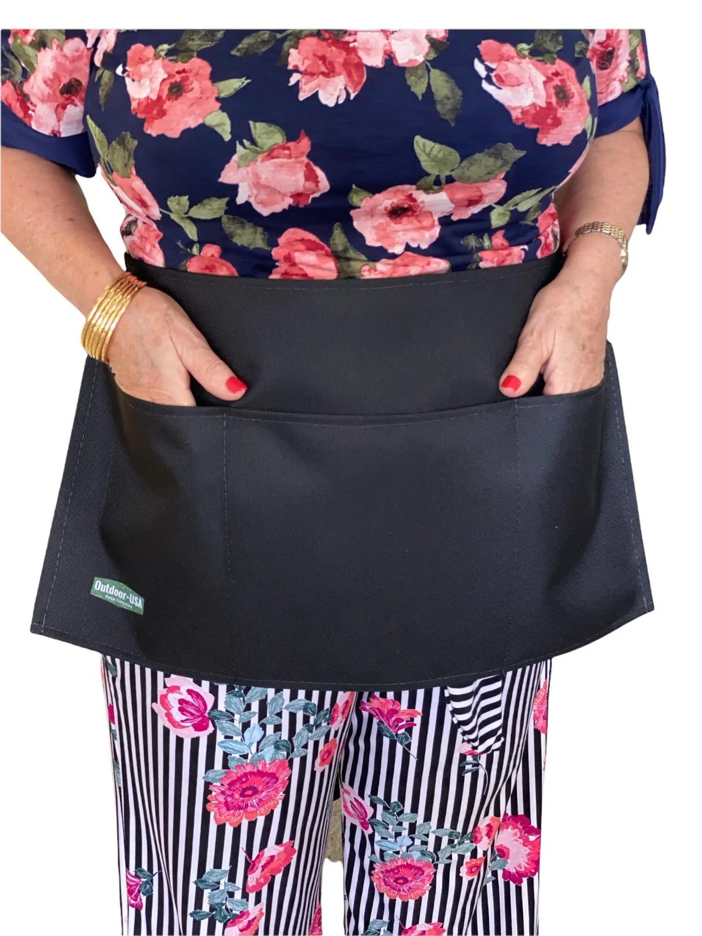 Outdoor-USA Waist Heavy Duty Short Aprons - Made in USA by Tux-USA