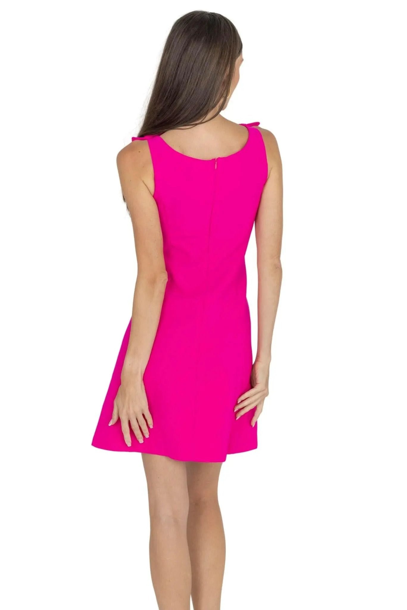 Aria Bow Sleeveless Mini Dress by Akalia