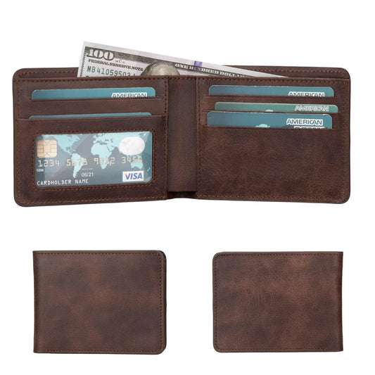 Arvada Handmade Bifold Leather Men Wallet by TORONATA