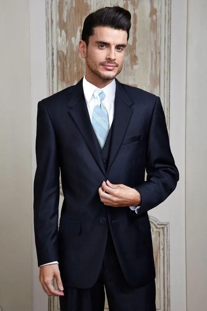 "Aspen" Navy Suit Jacket Notch (Separates) by Tux-USA