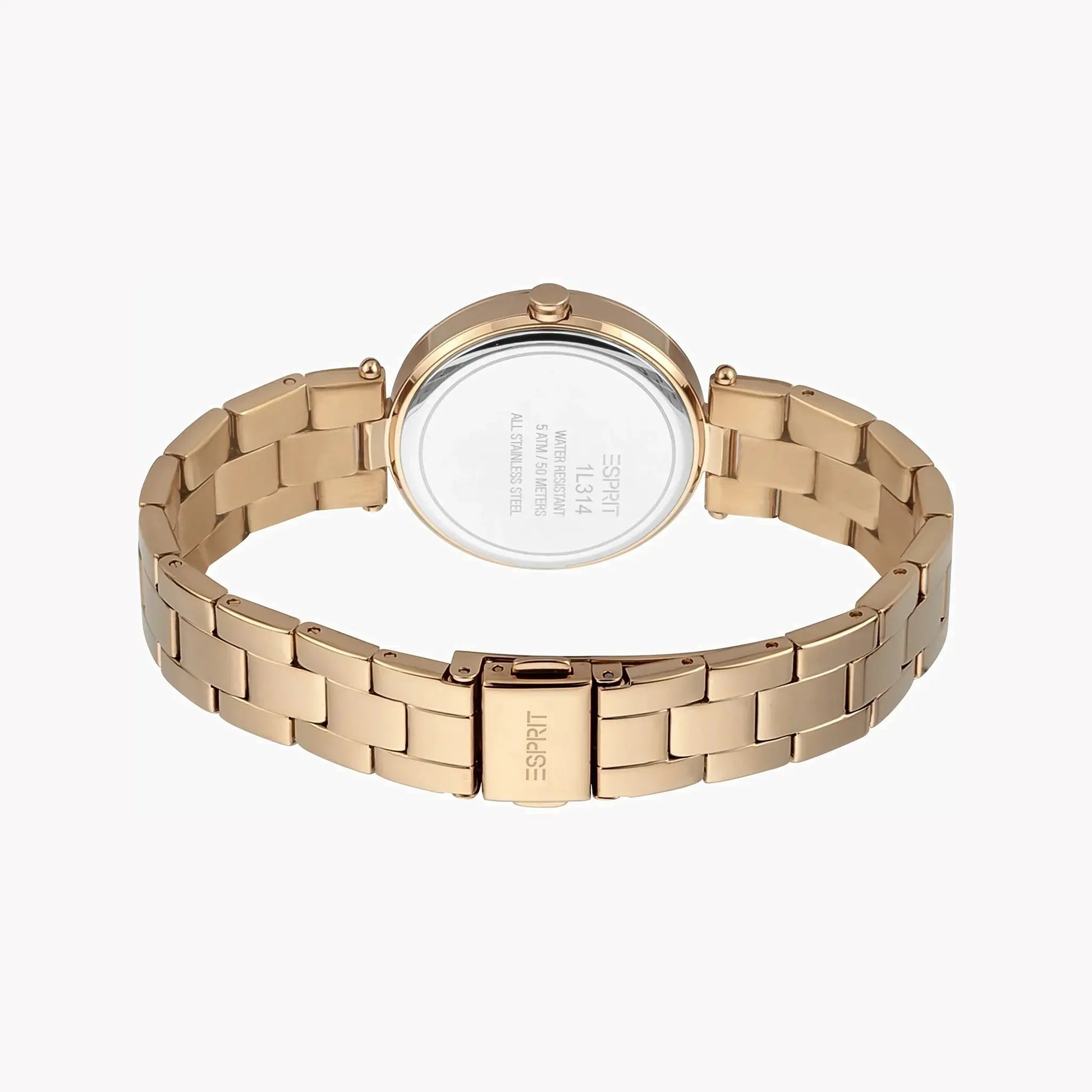Esprit Women's Rose Gold Watch, Stainless Steel Band | Es1l181m0045 by ESPRIT