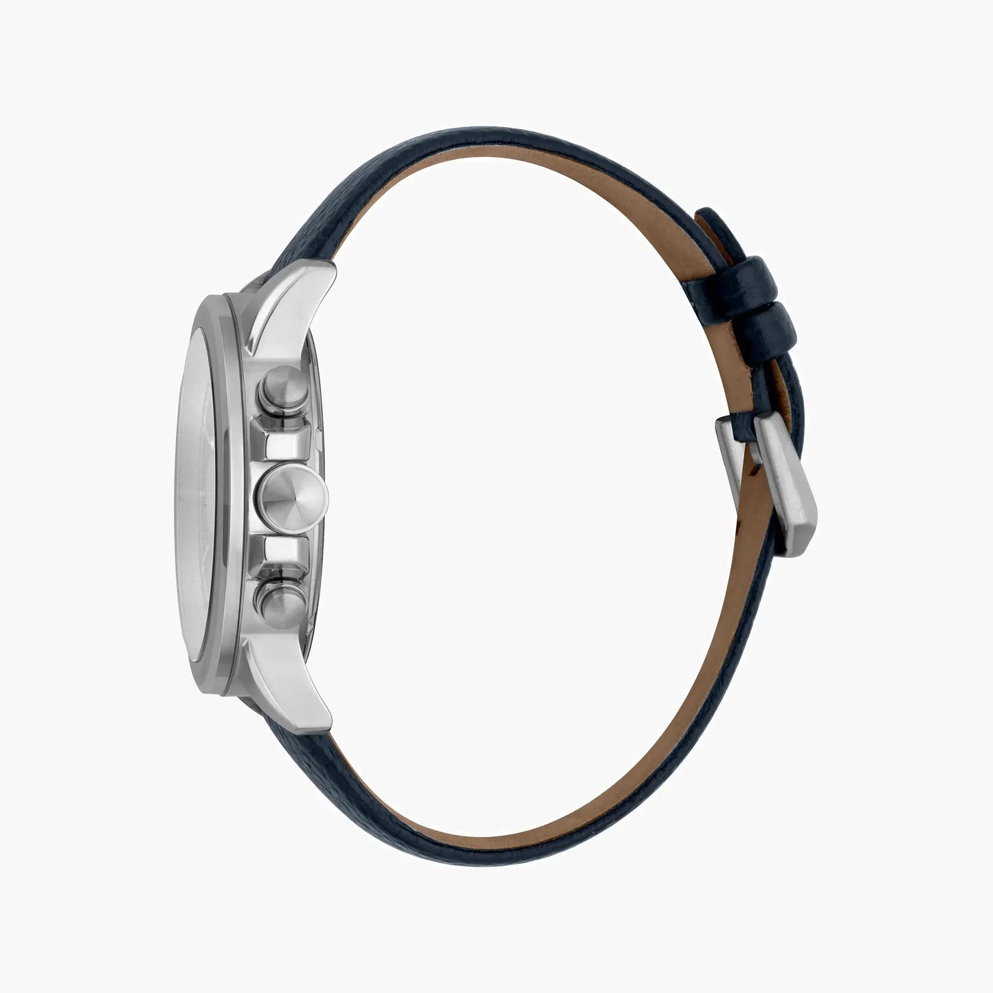 Just Cavalli Men's Black Leather Watch, Silver Dial | Jc1g140l0015 by JUST CAVALLI