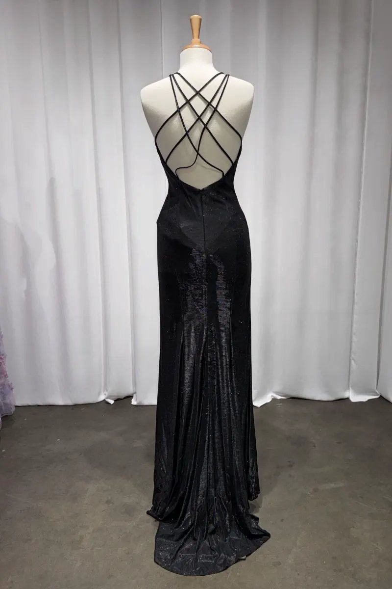 Sheath dress with v-neckline and spaghetti straps on the back by Partner Label