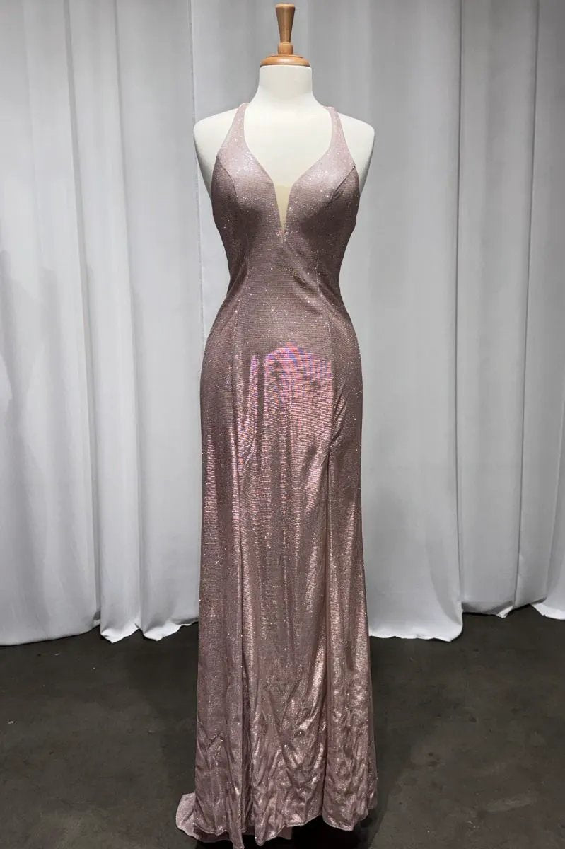 Sheath dress with v-neckline and spaghetti straps on the back by Partner Label