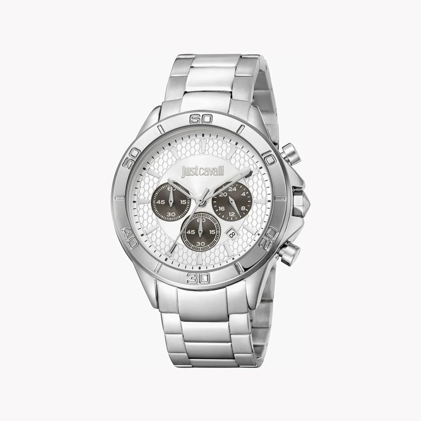 Just Cavalli Men's Alloy Steel Watch, Silver Dial | Jc1g261m0045 by JUST CAVALLI