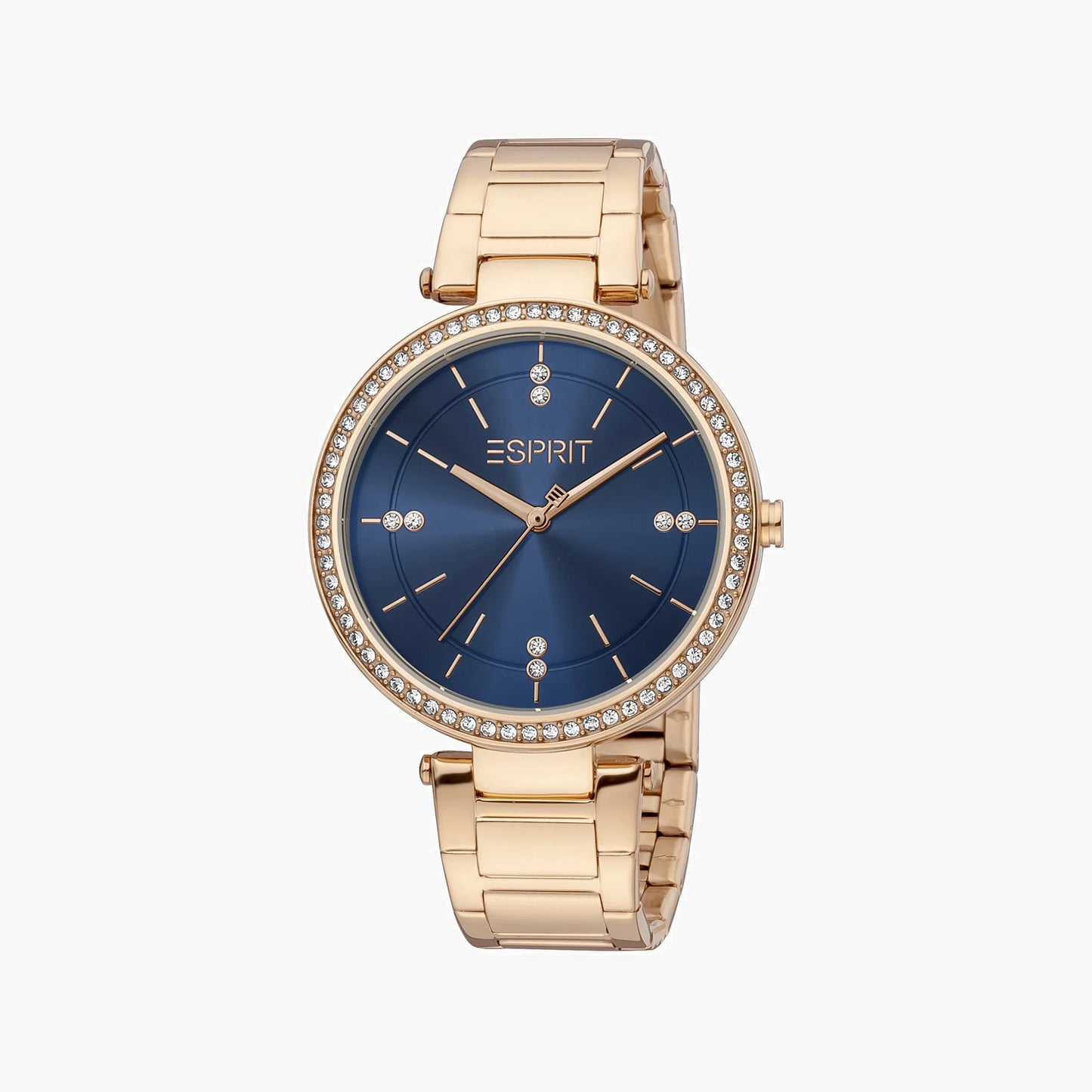 Esprit Women's Rose Gold Watch, Blue Dial | Es1l194m0075-0