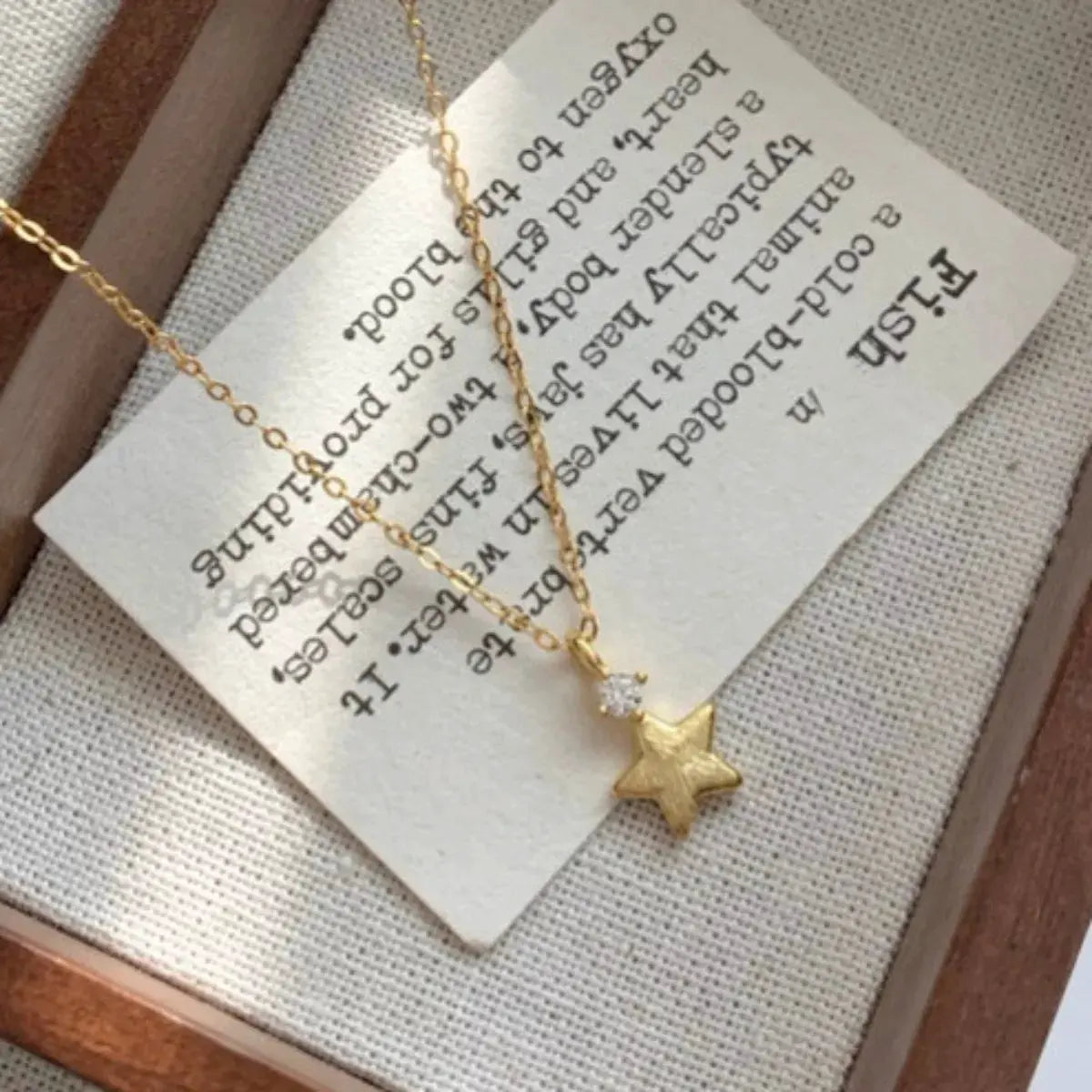 925 Sterling Silver Star Pendant Necklace by Partner Labels