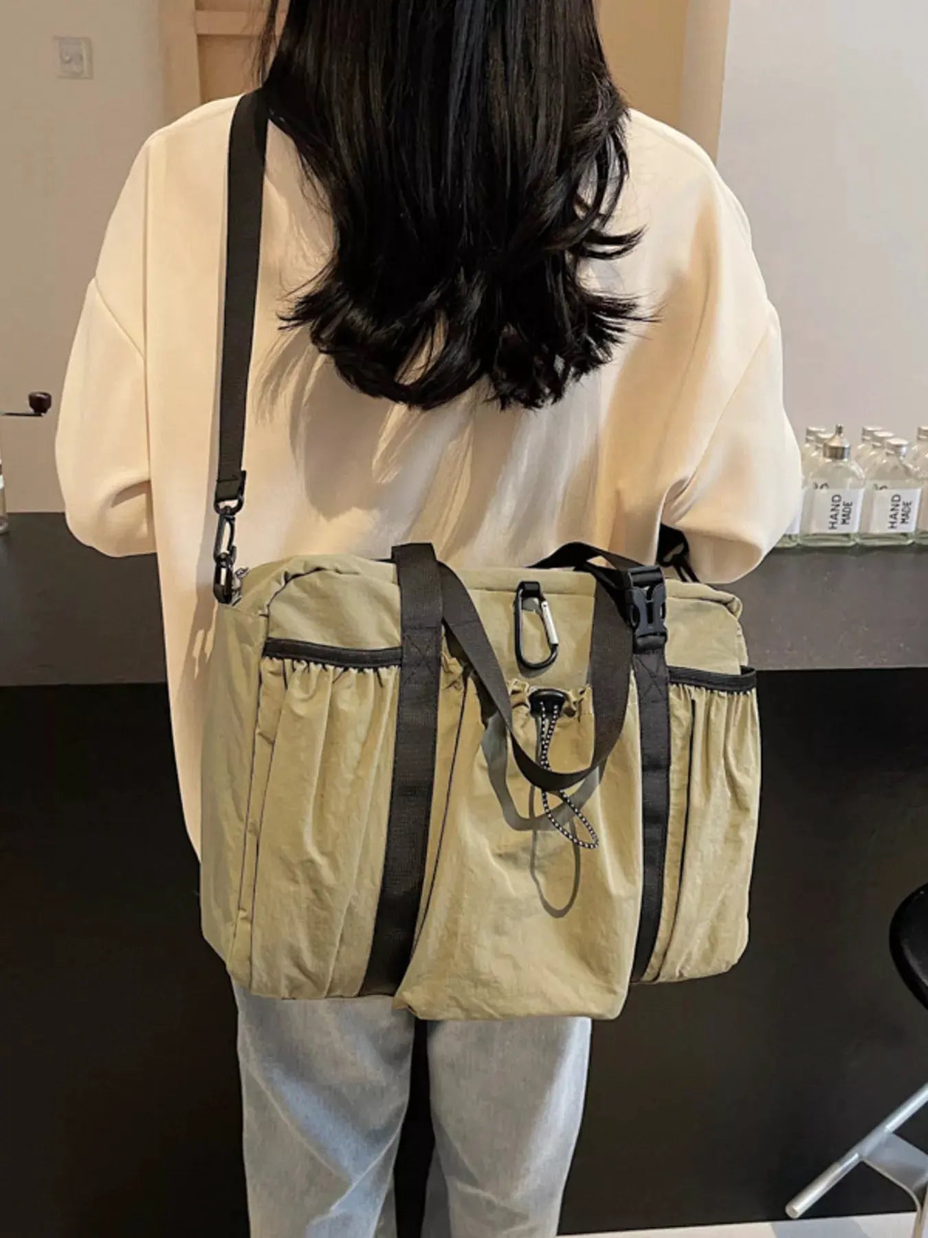 Canvas Travel Duffel Bag by Partner Label