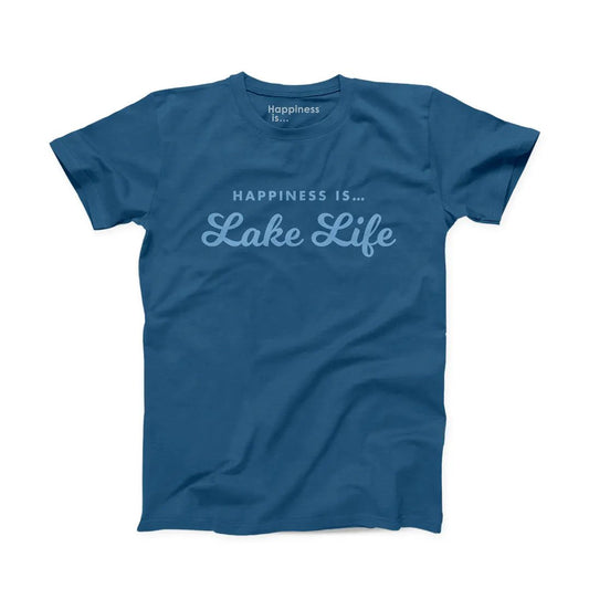 Men's Lake Life T-Shirt, Sea Blue by Lake Life Collection