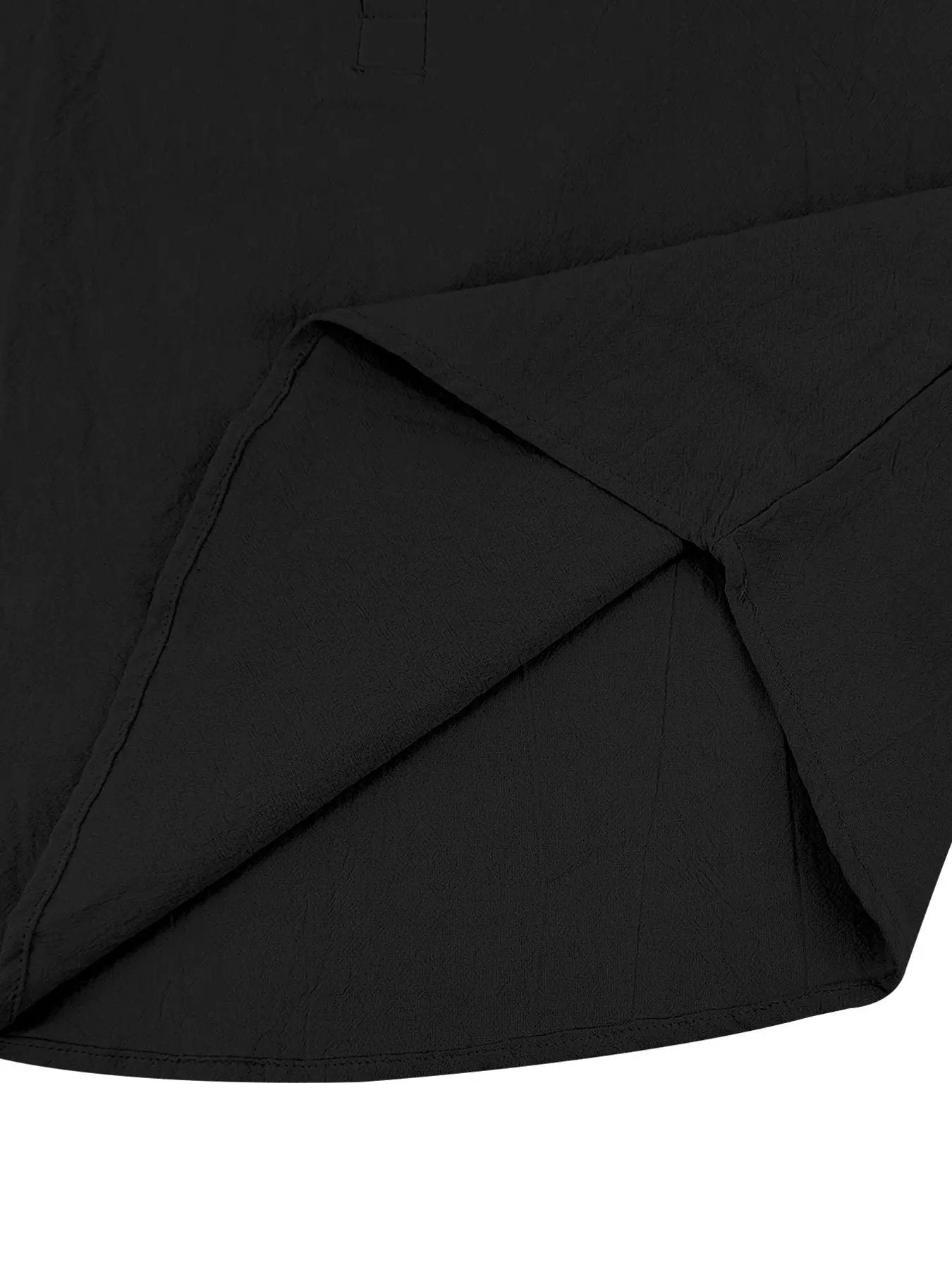 Men's Full Size Button Detail Long Sleeve Shirt Plus Size by Trendsi