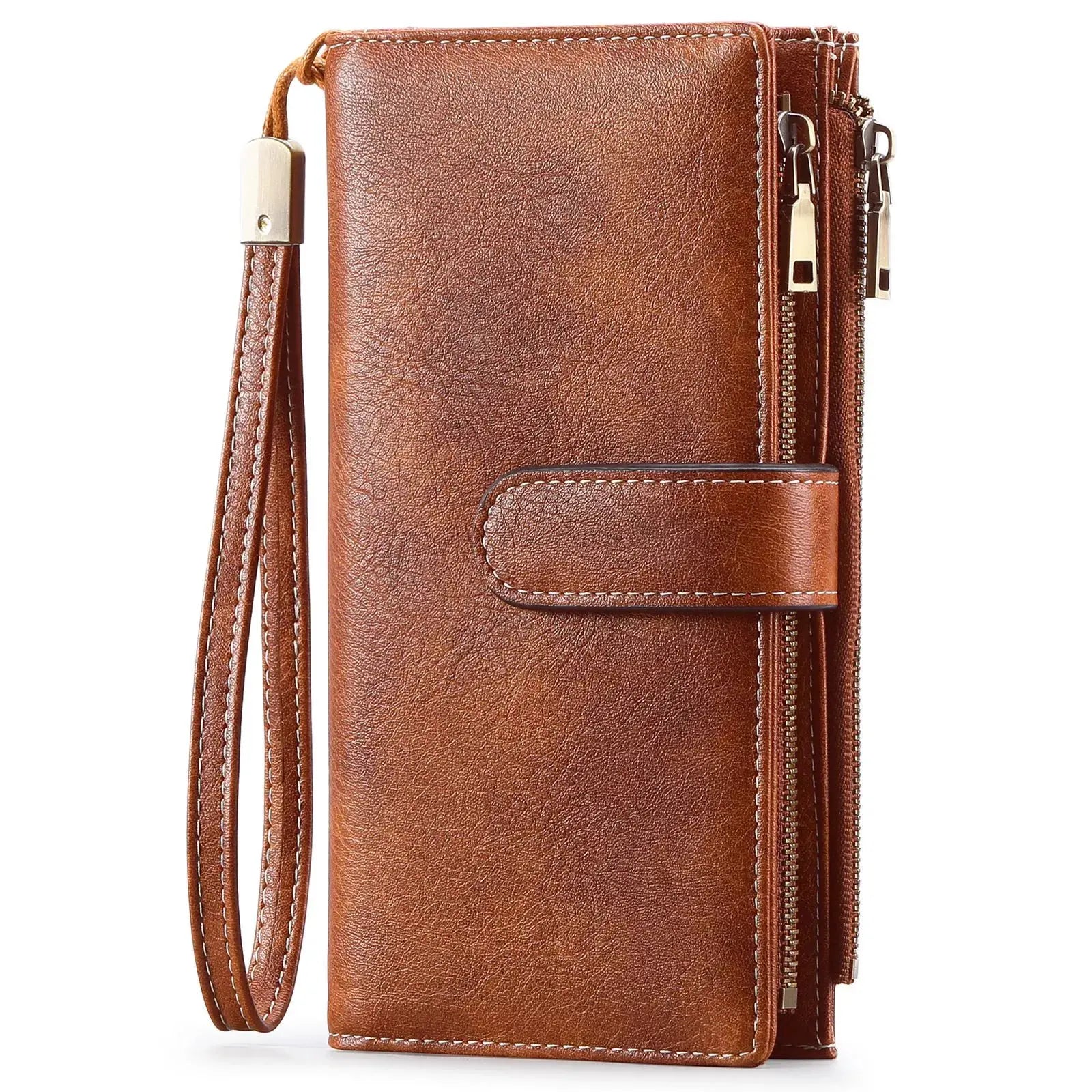 Vintage Style Leather Wallet by Partner Label