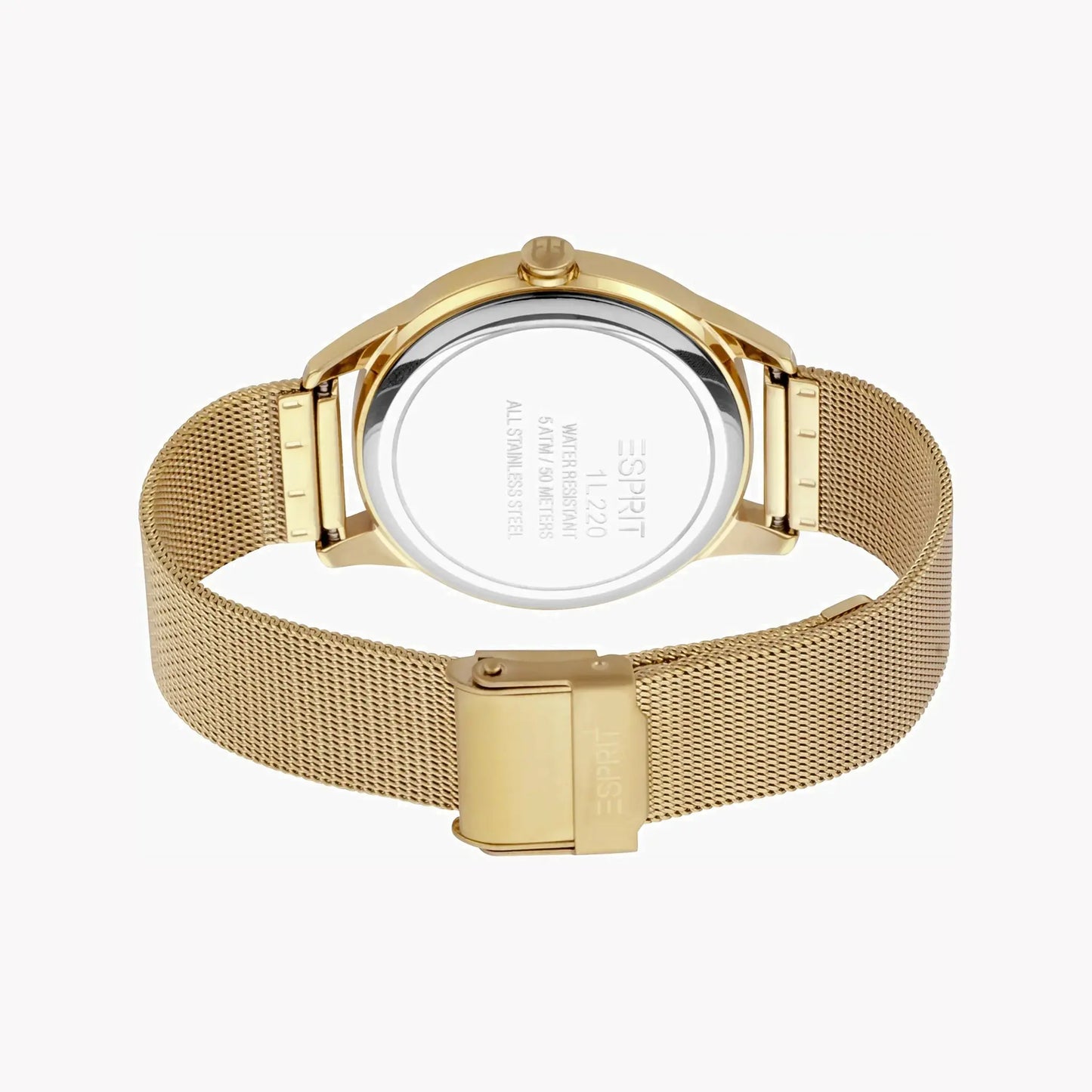 Esprit Women's Gold Stainless Steel Watch, Champagne Dial | Es1l143m0035 by ESPRIT
