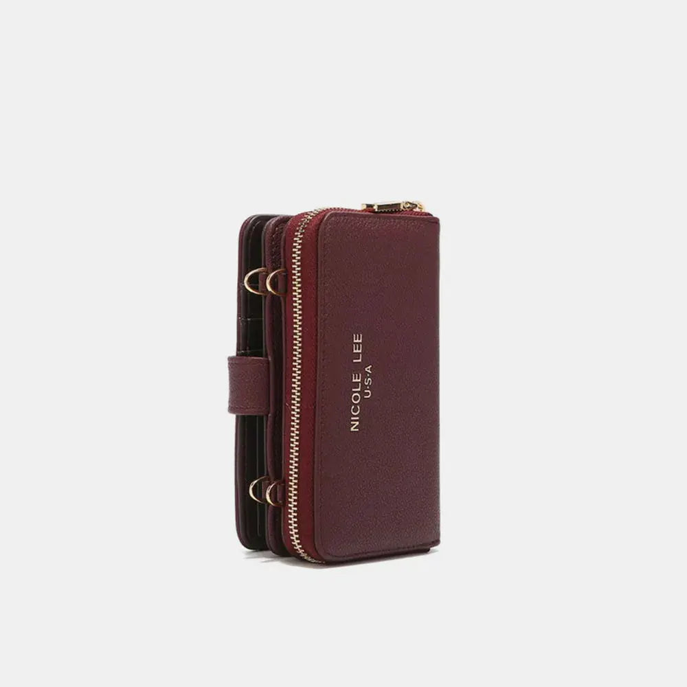 Nicole Lee USA 2 Piece Phone Case Crossbody Wallet by Partner Label