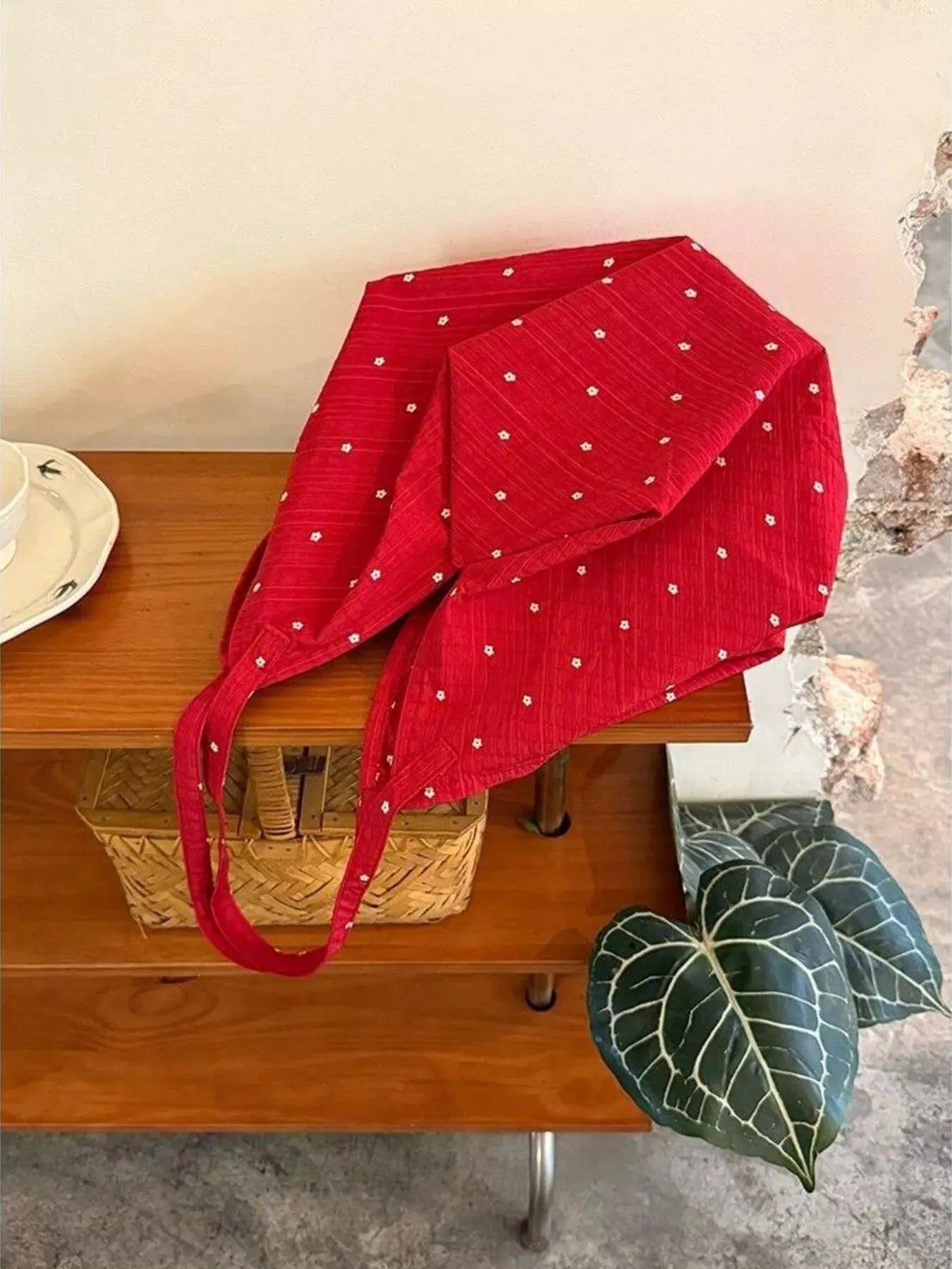 Polka Dot Handbag with Apple Charm by POL