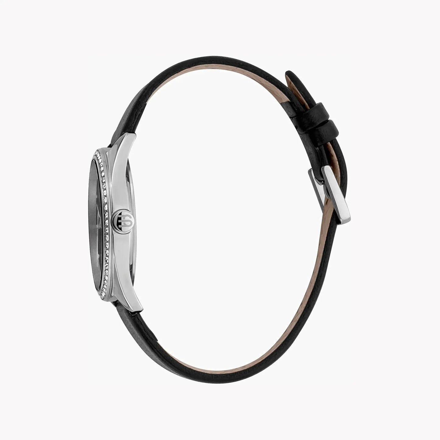 Esprit Women's Black Leather Watch, Black Dial | Es1l003m0015 by ESPRIT
